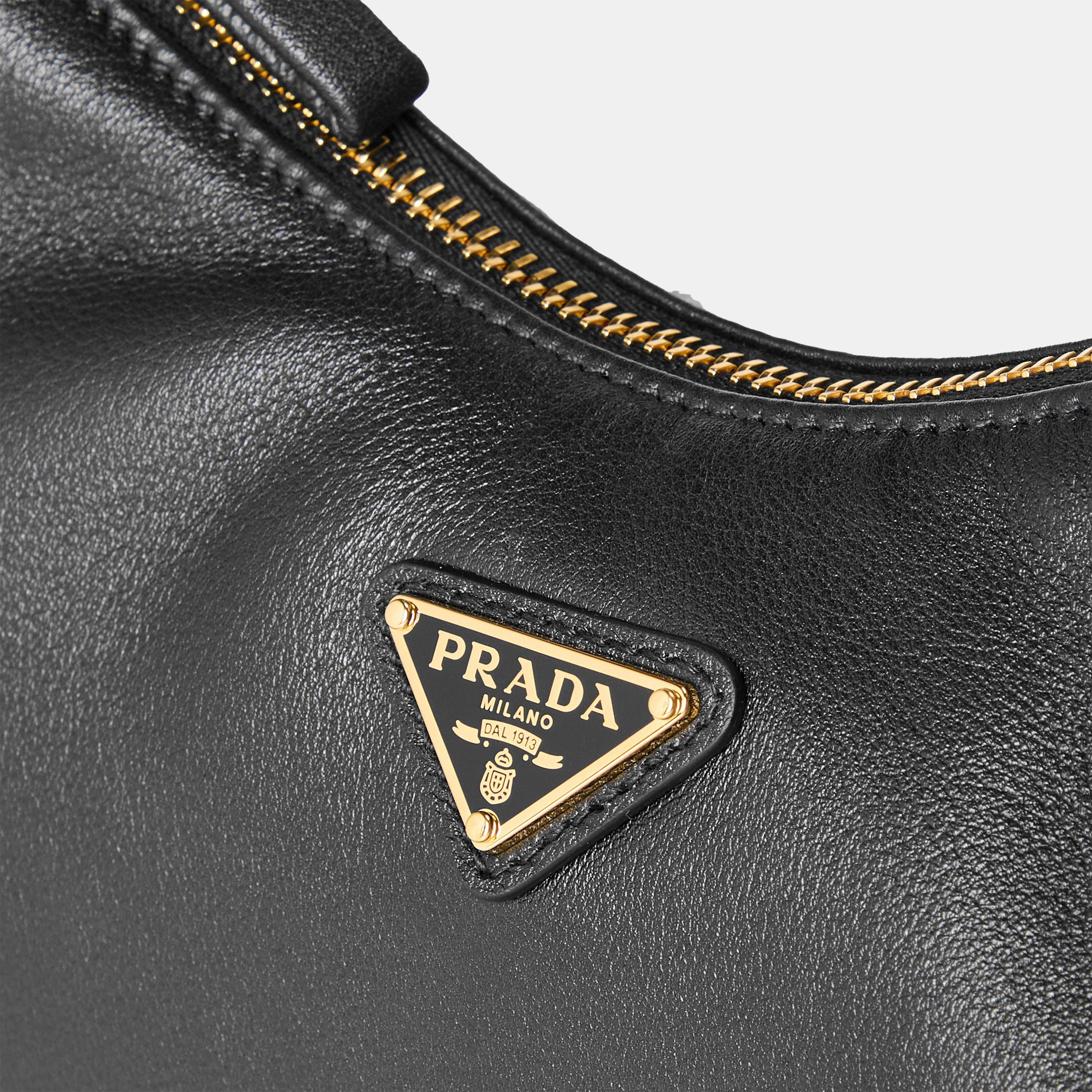 Black - Prada - Women's Small Hobo Bag - 4
