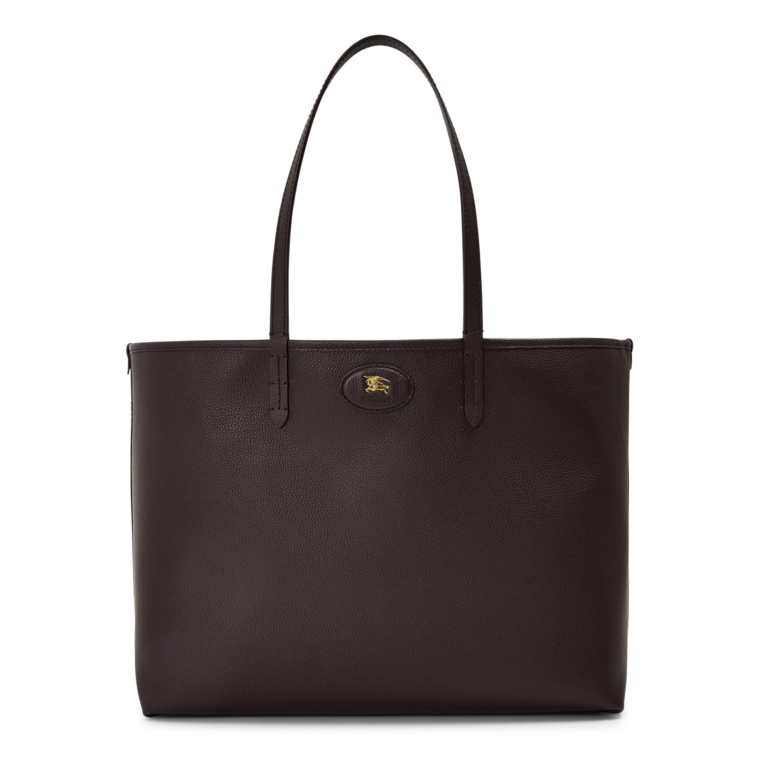 Peat/Sand - Burberry - Burberry Reversible Tote Bag - 1
