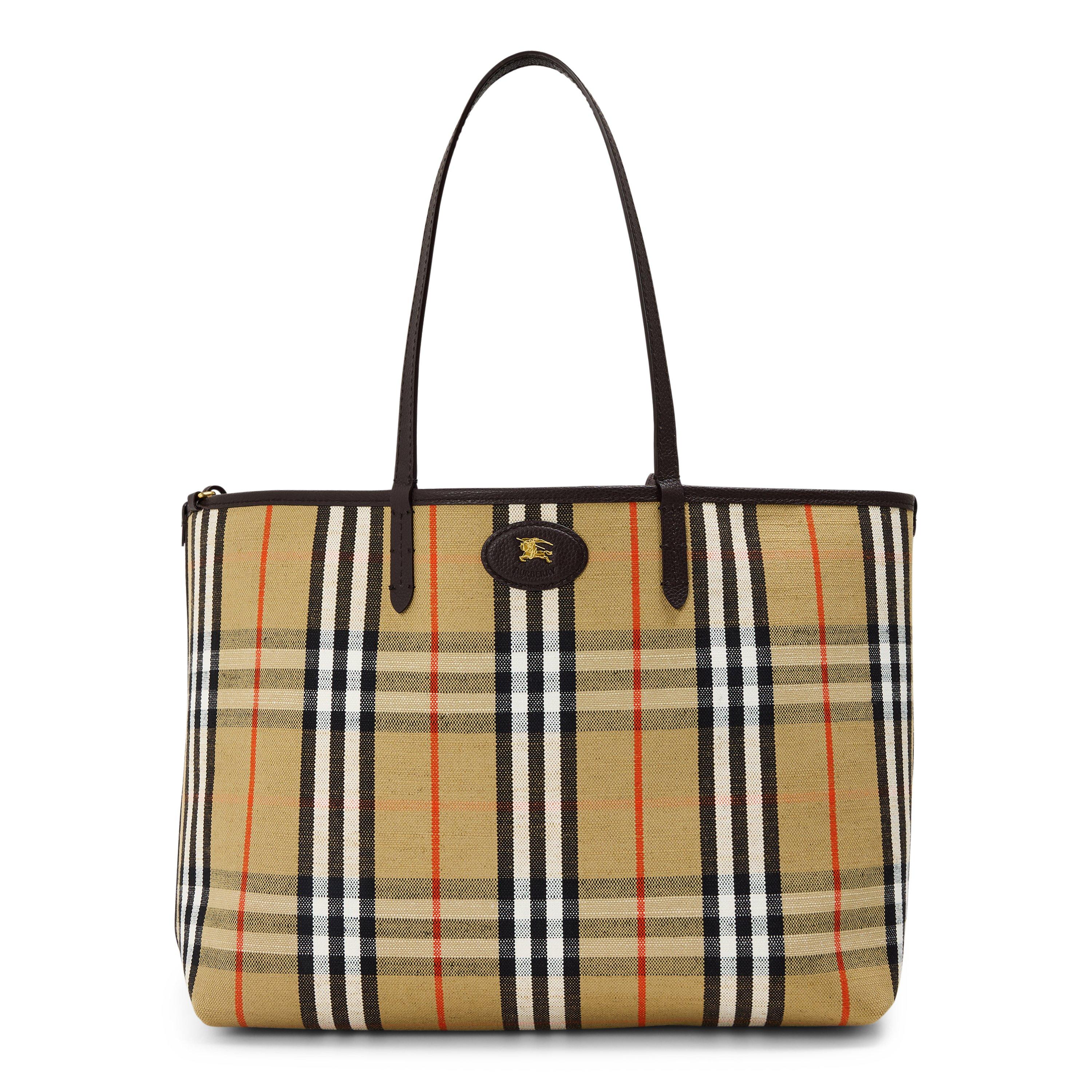 Peat/Sand - Burberry - Burb Reversible Tote Ld62 - 4