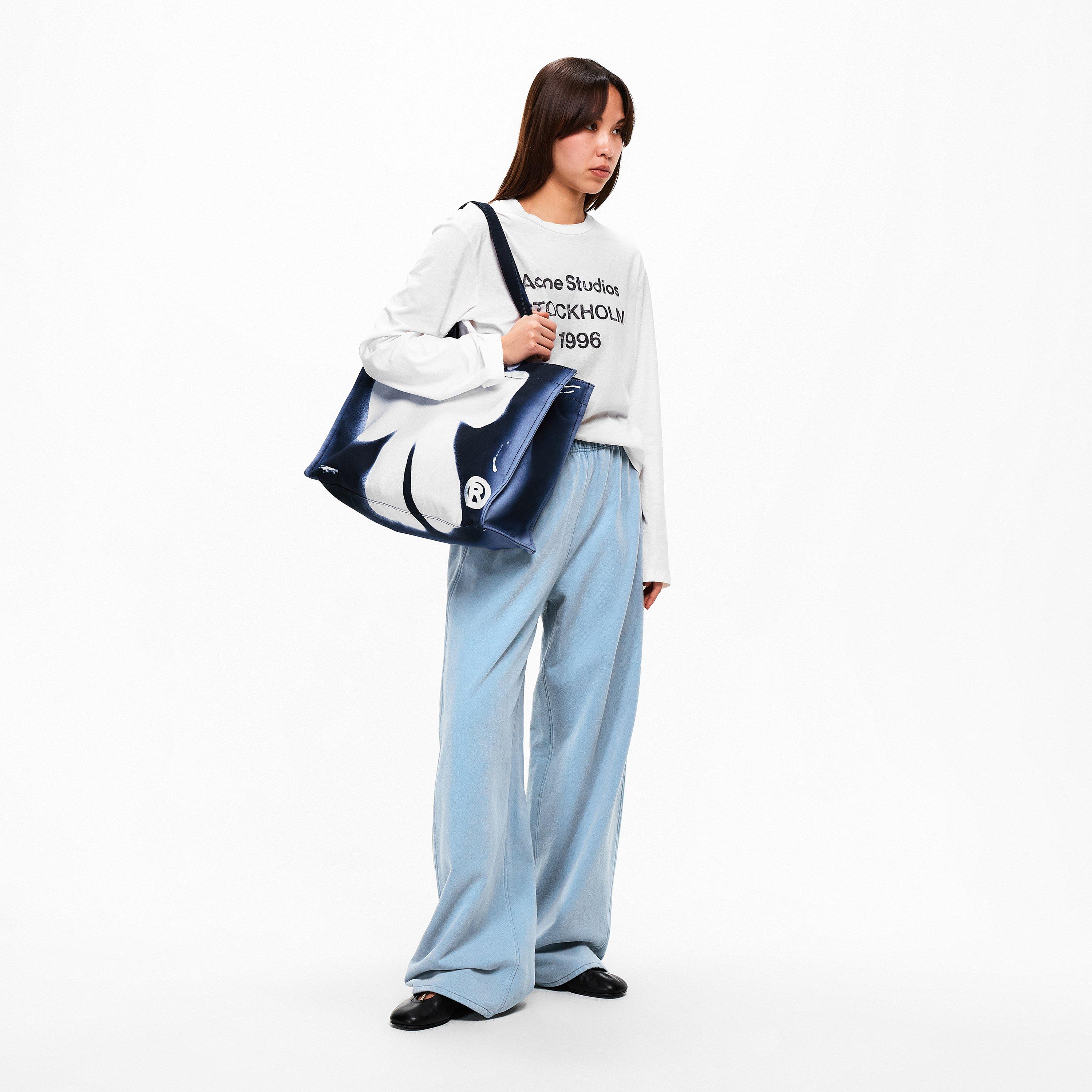 NAVY BLUE - Acne Studios - Adults Logo Tote Bag - 6