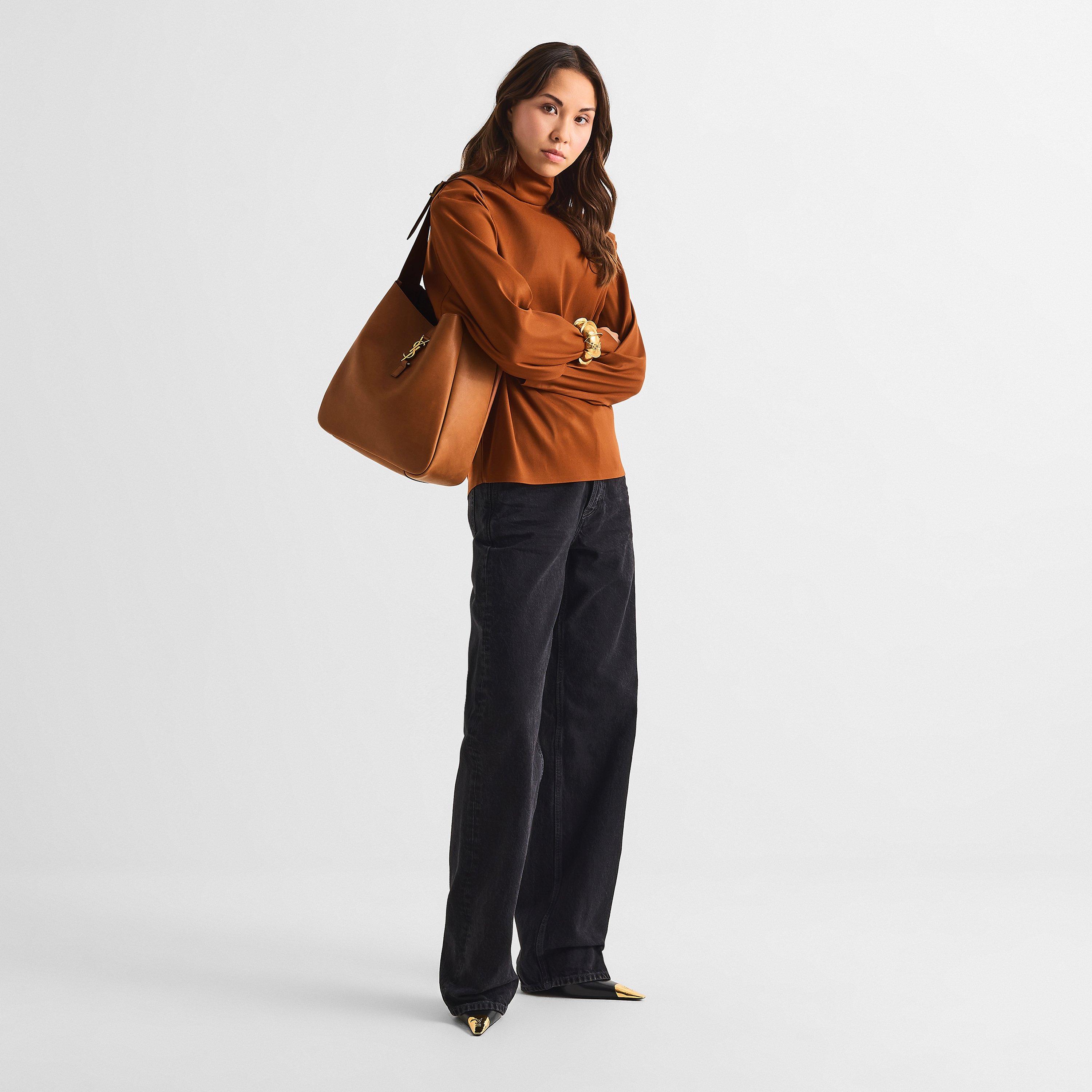 Toast Brown - Saint Laurent - Saint Lrg Le5A7 Hobo Ld62 - 6