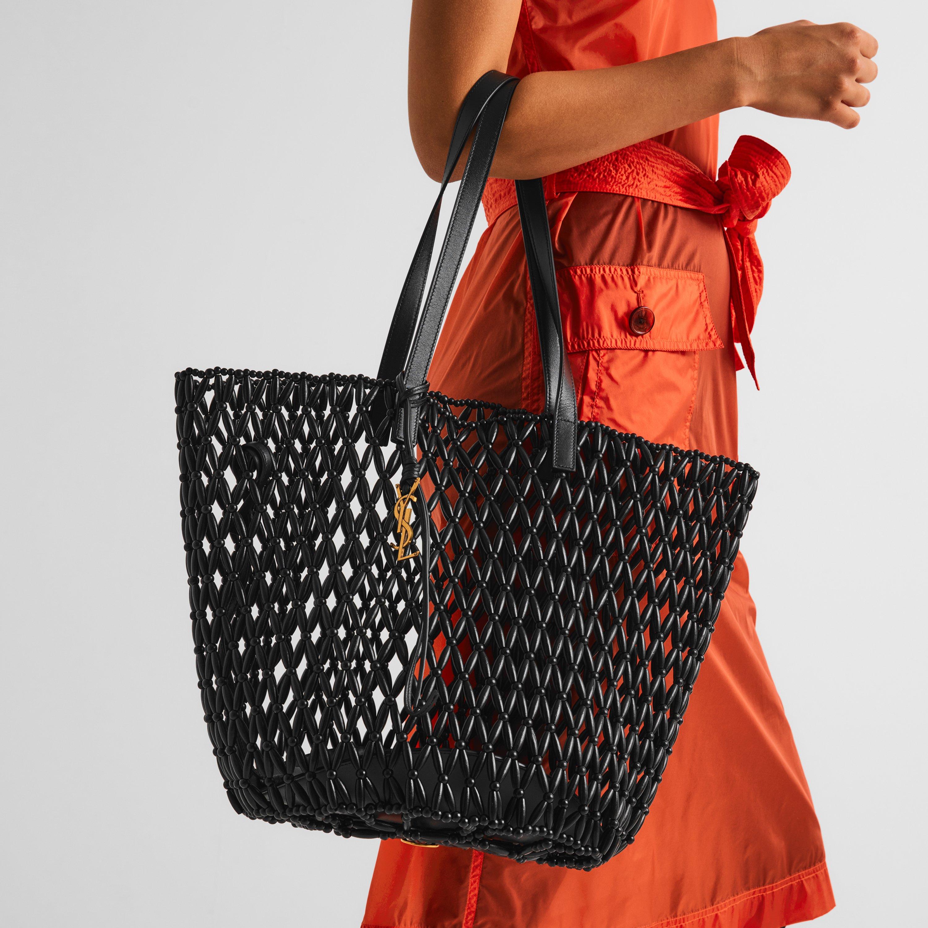 Nero/Nero - Saint Laurent - Saint Beaded Panier Ld62 - 3