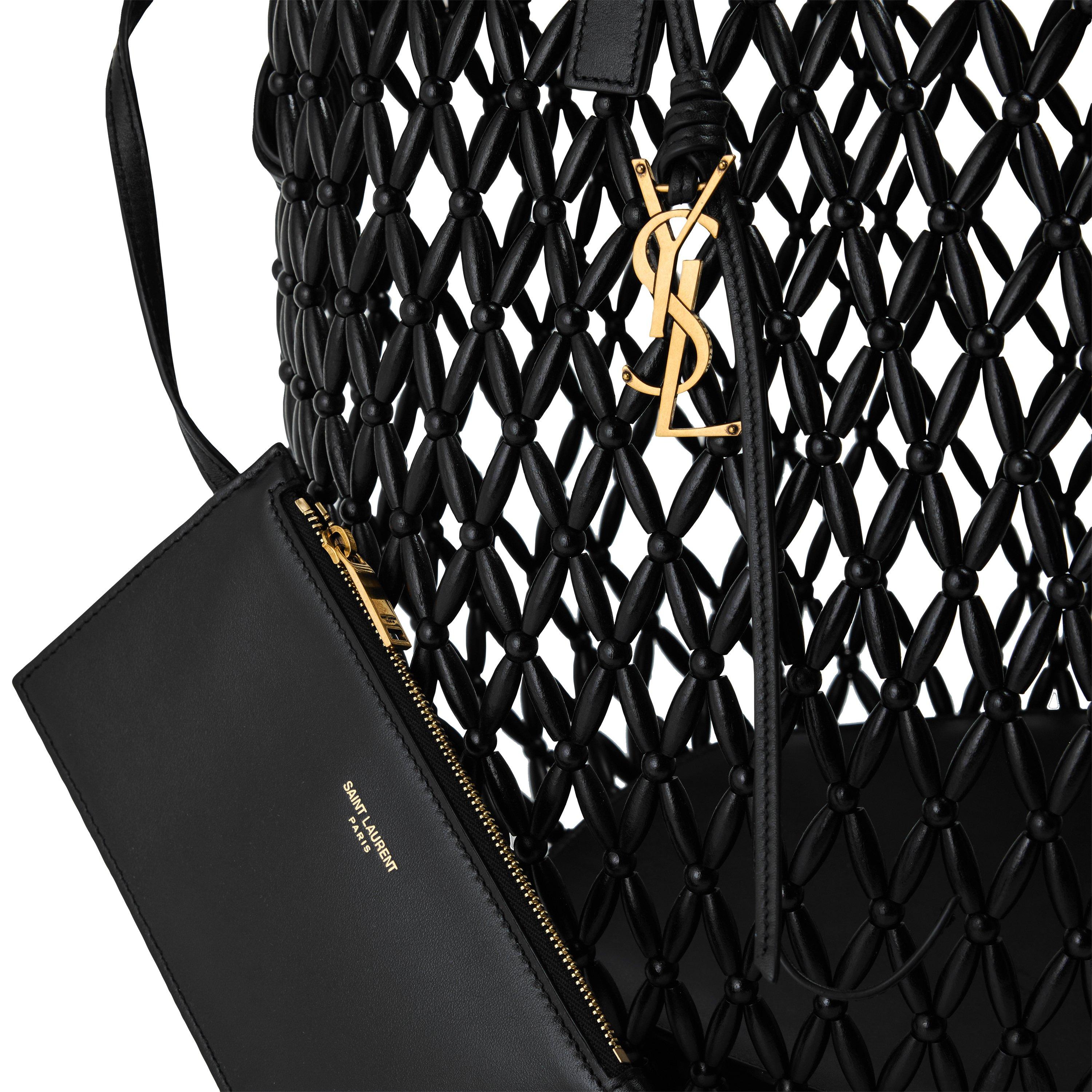 Nero/Nero - Saint Laurent - Saint Beaded Panier Ld62 - 4