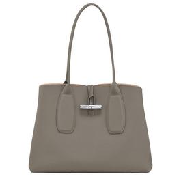 Longchamp Women's Plain Leather Roseau Large Tote Bag