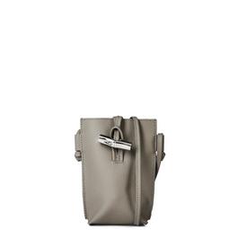 Longchamp Women's Le Roseau Leather Longchamp Phone Case
