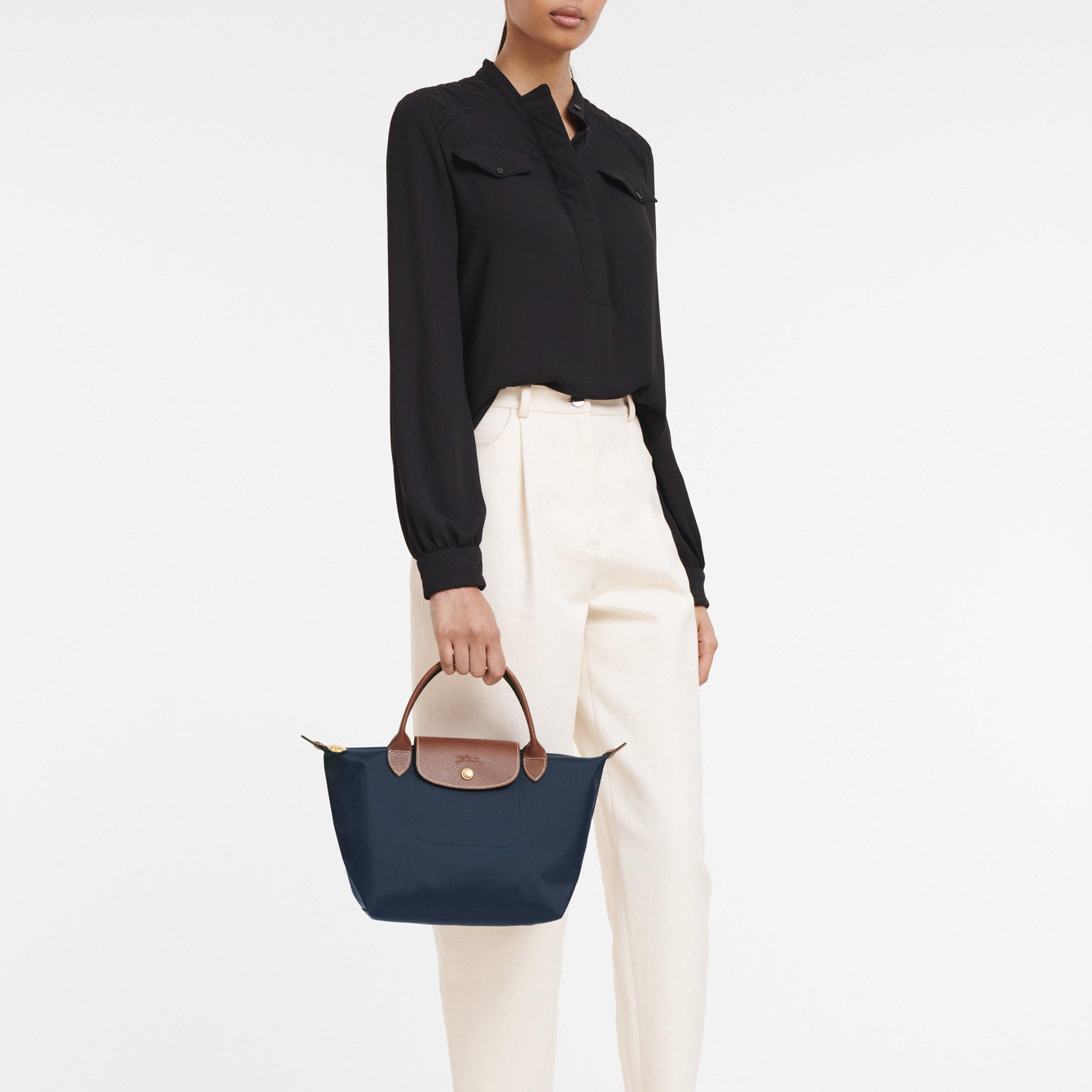 Navy P68 - Longchamp - Women's Le Pliage Original Top Handle Bag - 2