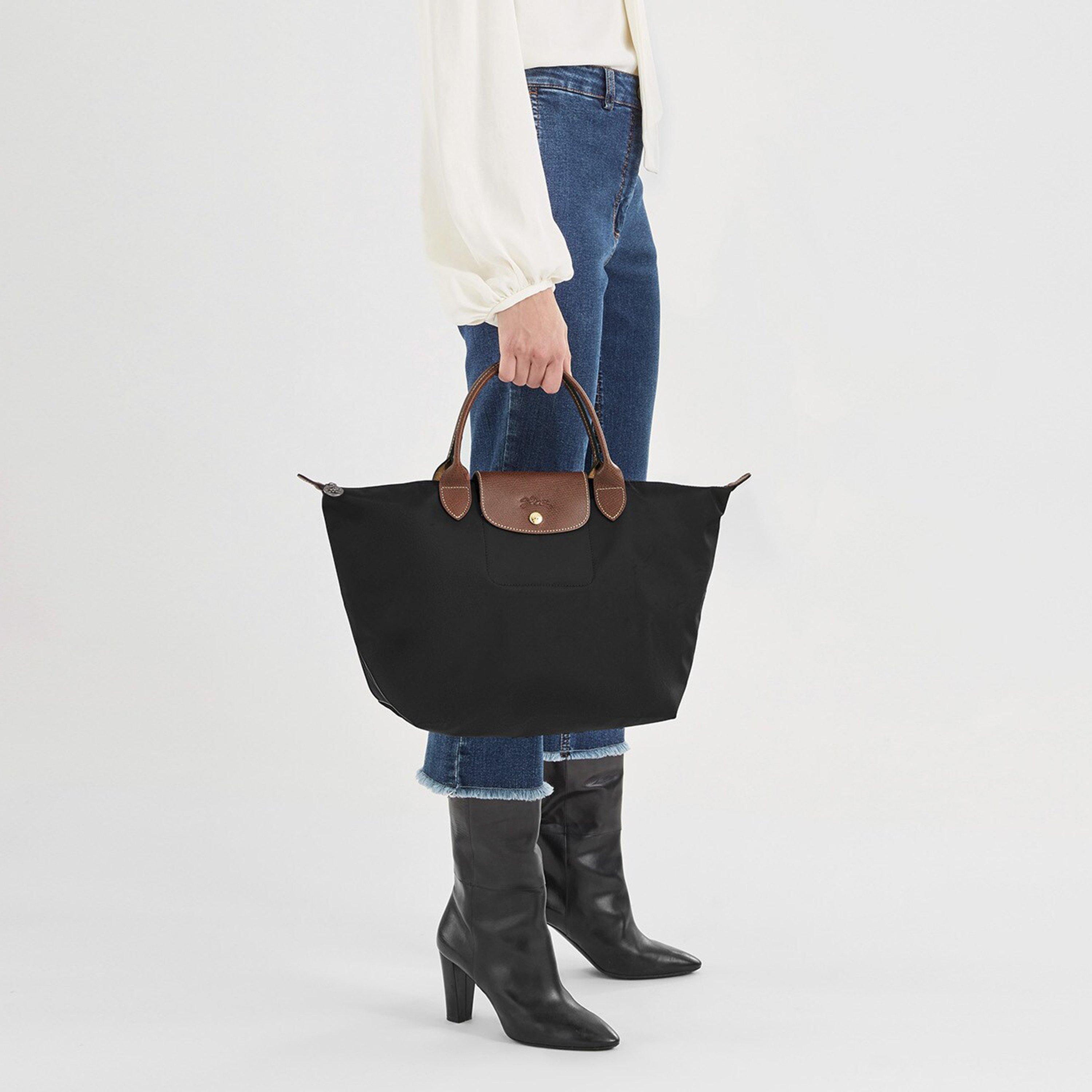 Black 001 - Longchamp - Women's Le Pliage Original Top Handle Bag - 2