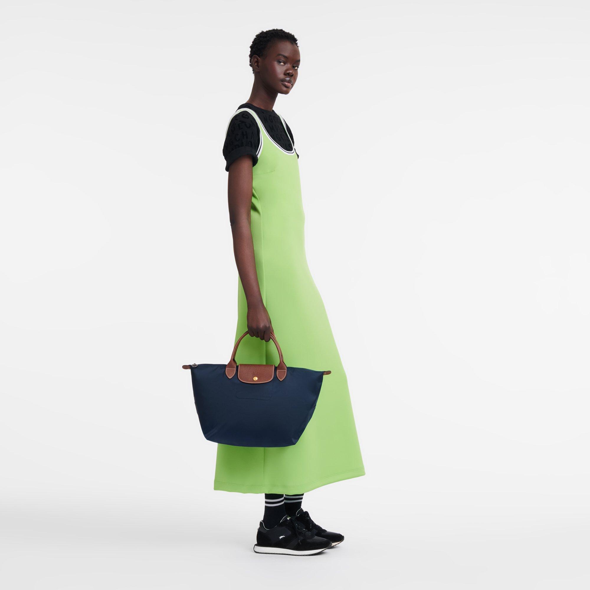 Navy - Longchamp - Women's Le Pliage Original Top Handle Bag - 7