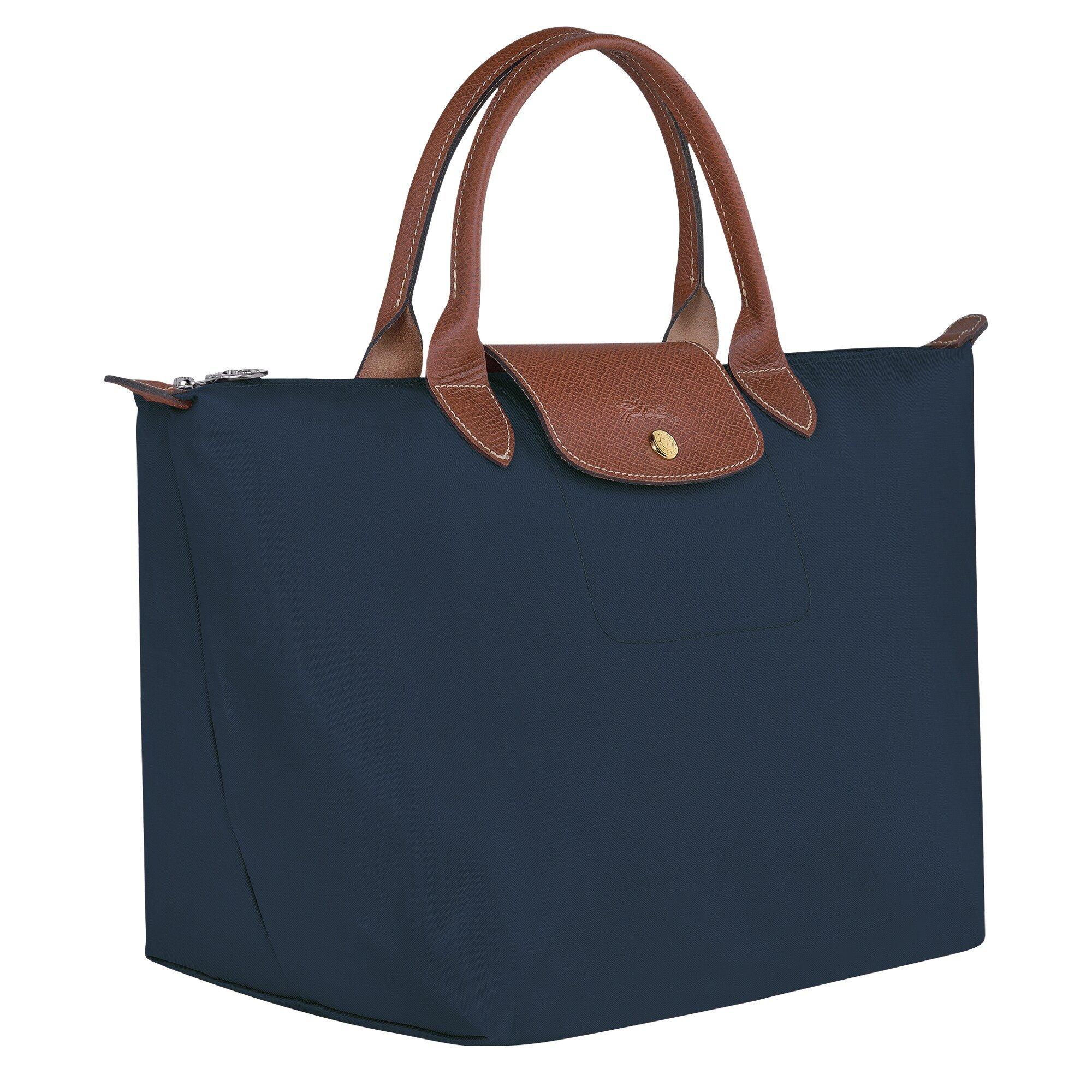 Navy - Longchamp - Women's Le Pliage Original Top Handle Bag - 9