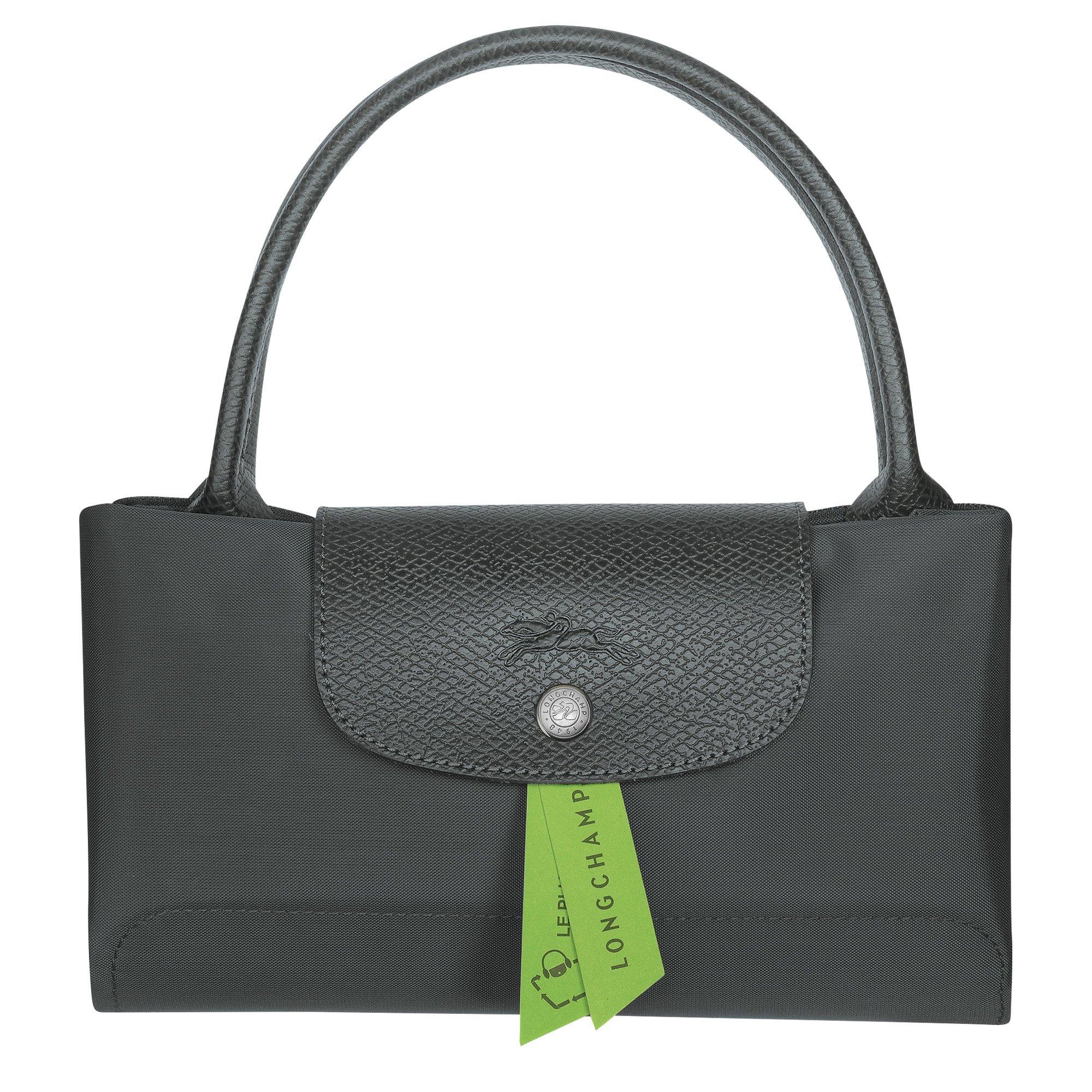 Graphite P66 - Longchamp - Women's Le Pliage Green Trail Top Handle Bag - 9