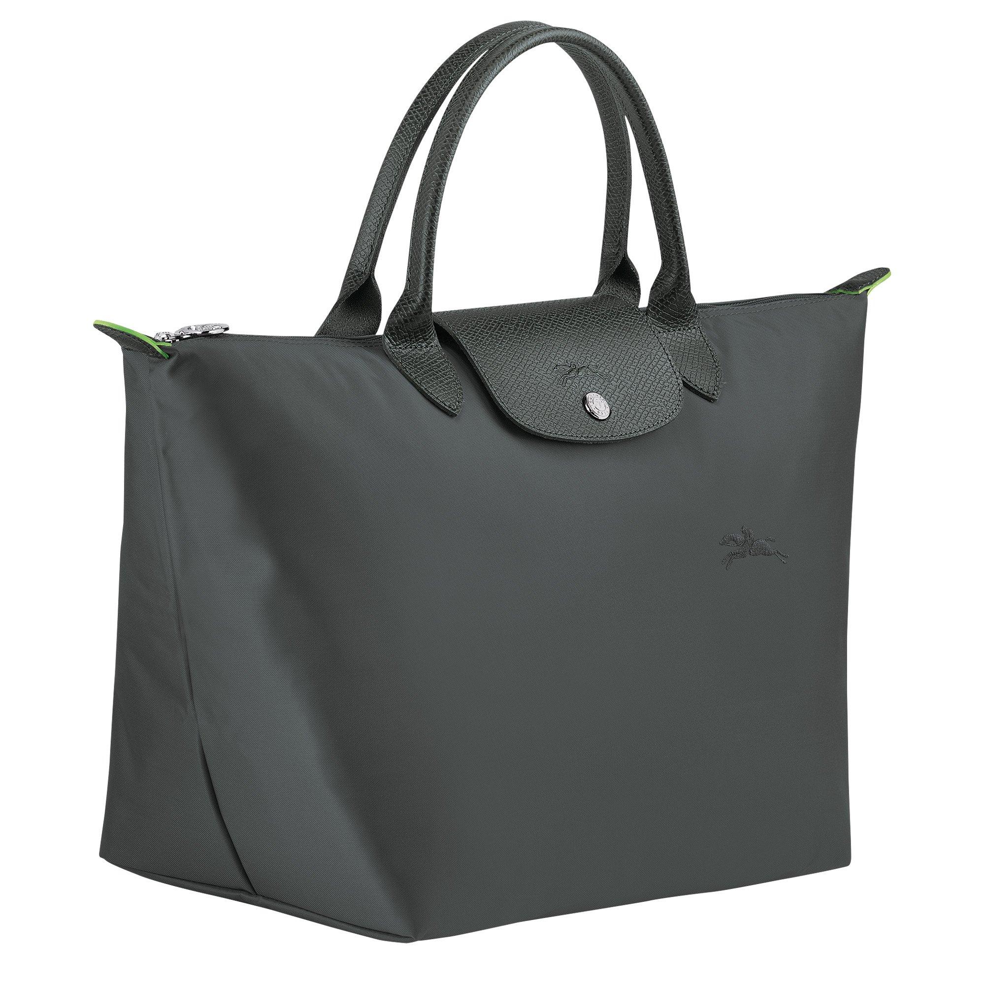 Graphite P66 - Longchamp - Women's Le Pliage Green Trail Top Handle Bag - 5