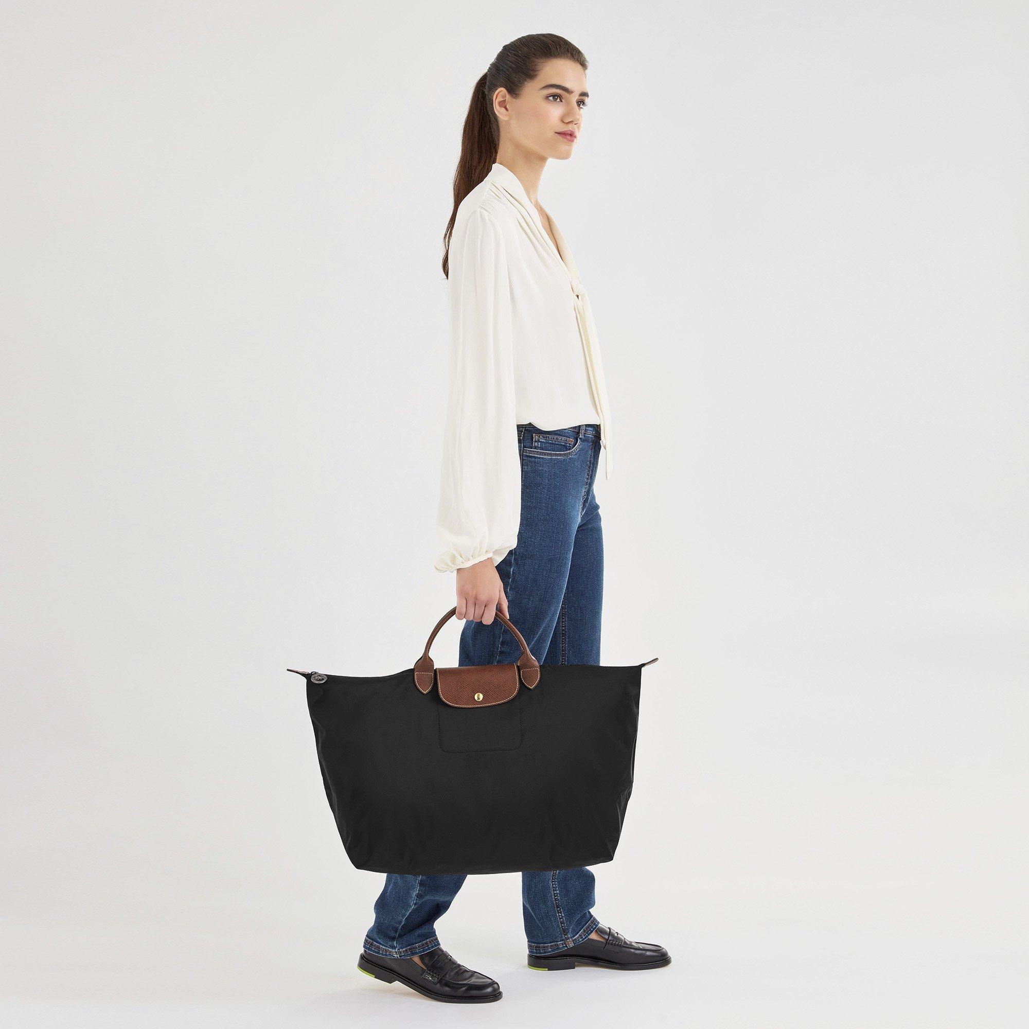 Black 001 - Longchamp - Women's Le Pliage Original Weekend Holdall - 6