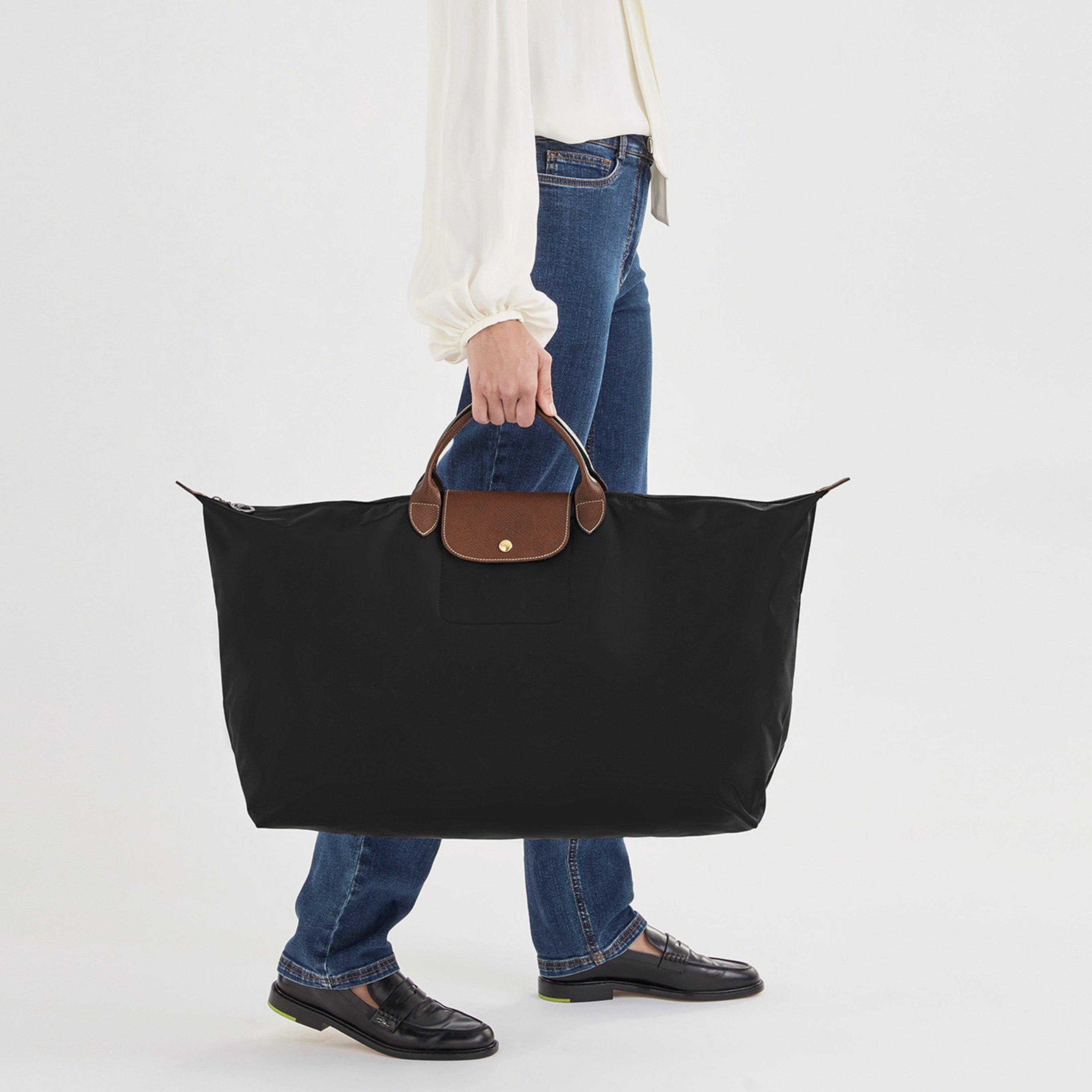 Black 001 - Longchamp - Women's Le Pliage Original Medium Travel Bag - 2