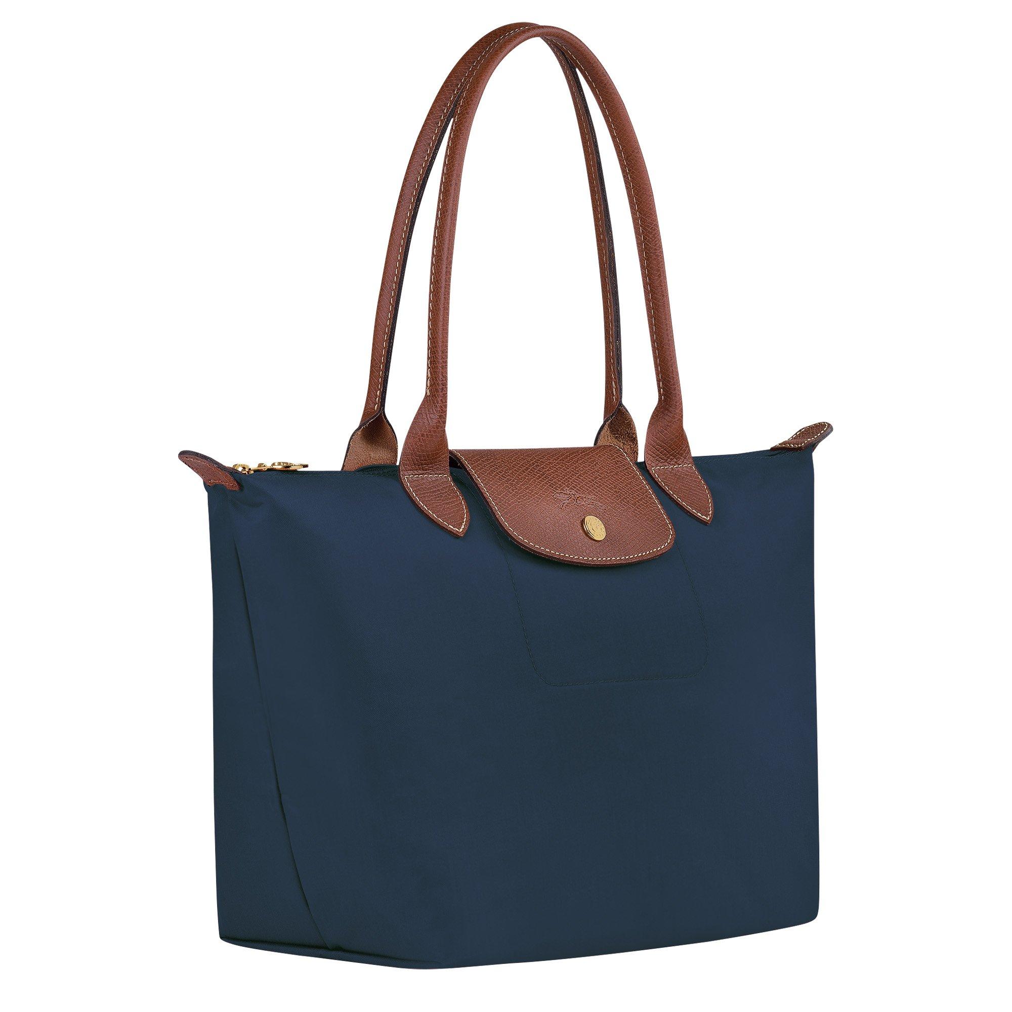 Navy P68 - Longchamp - Women's Le Pliage Medium Tote Bag - 8
