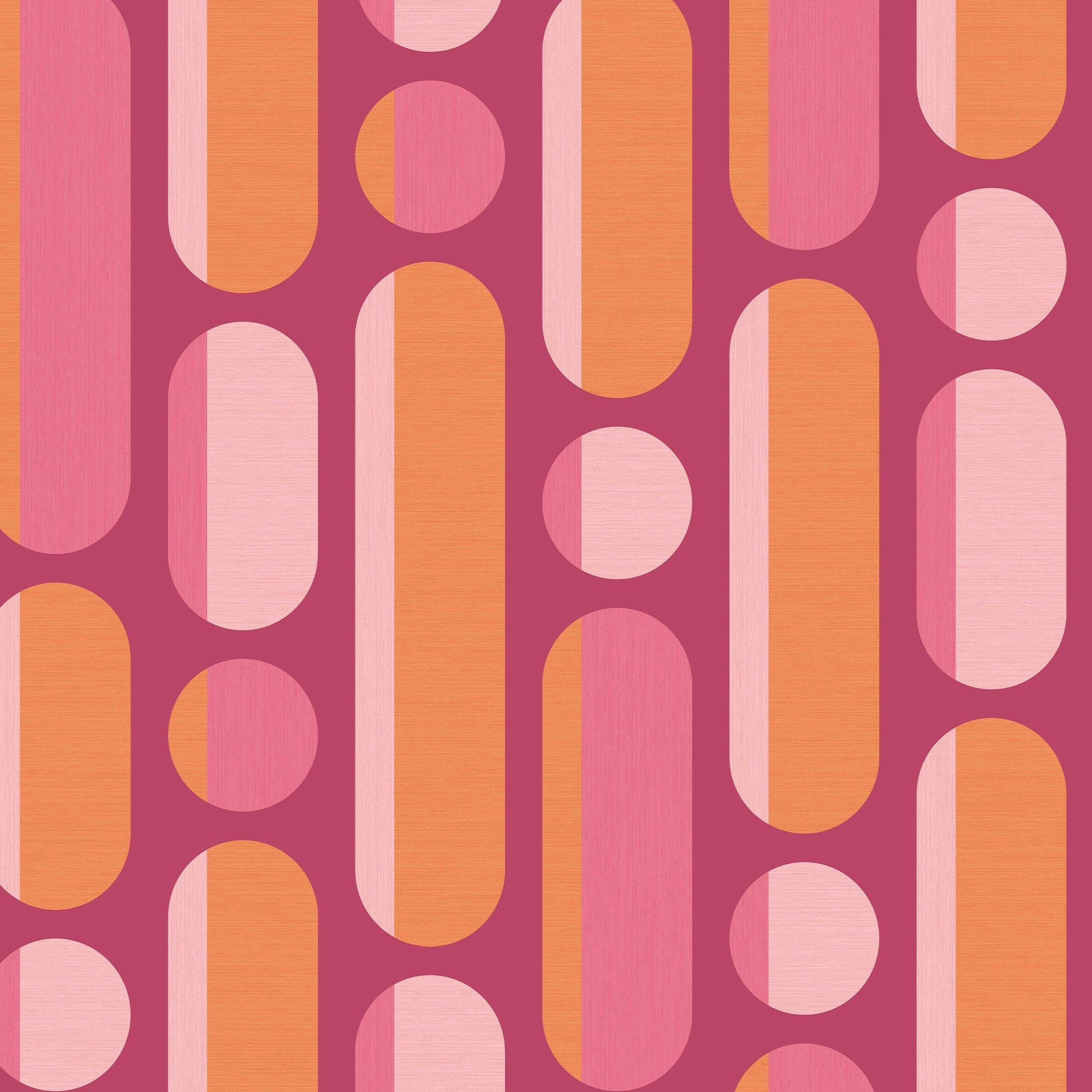 Pink - Envy - Envy Morse Tangerine / Raspberry Wallpaper - 2