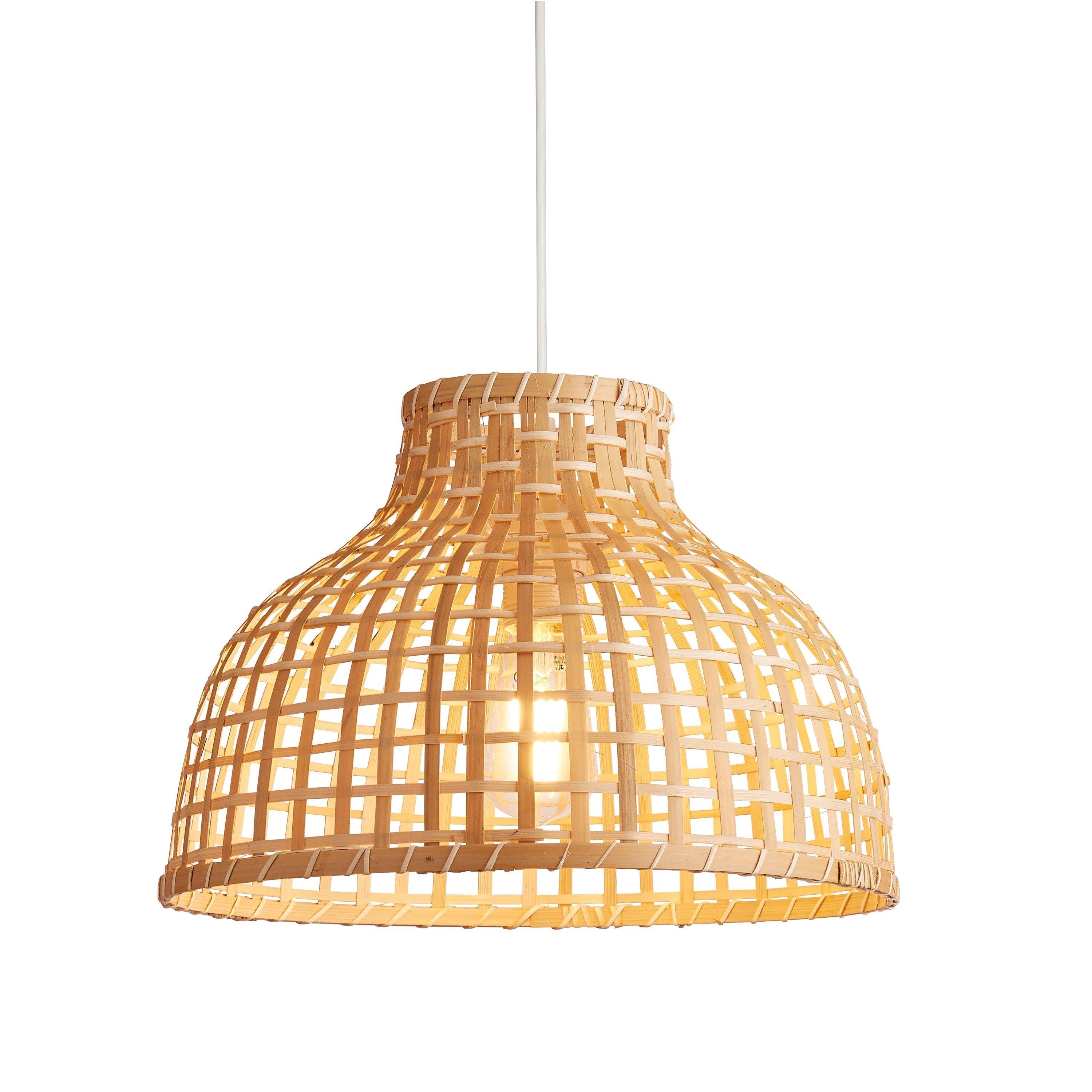 Natural - Lighting Collection - Bamboo Woven Shade Medium - 4