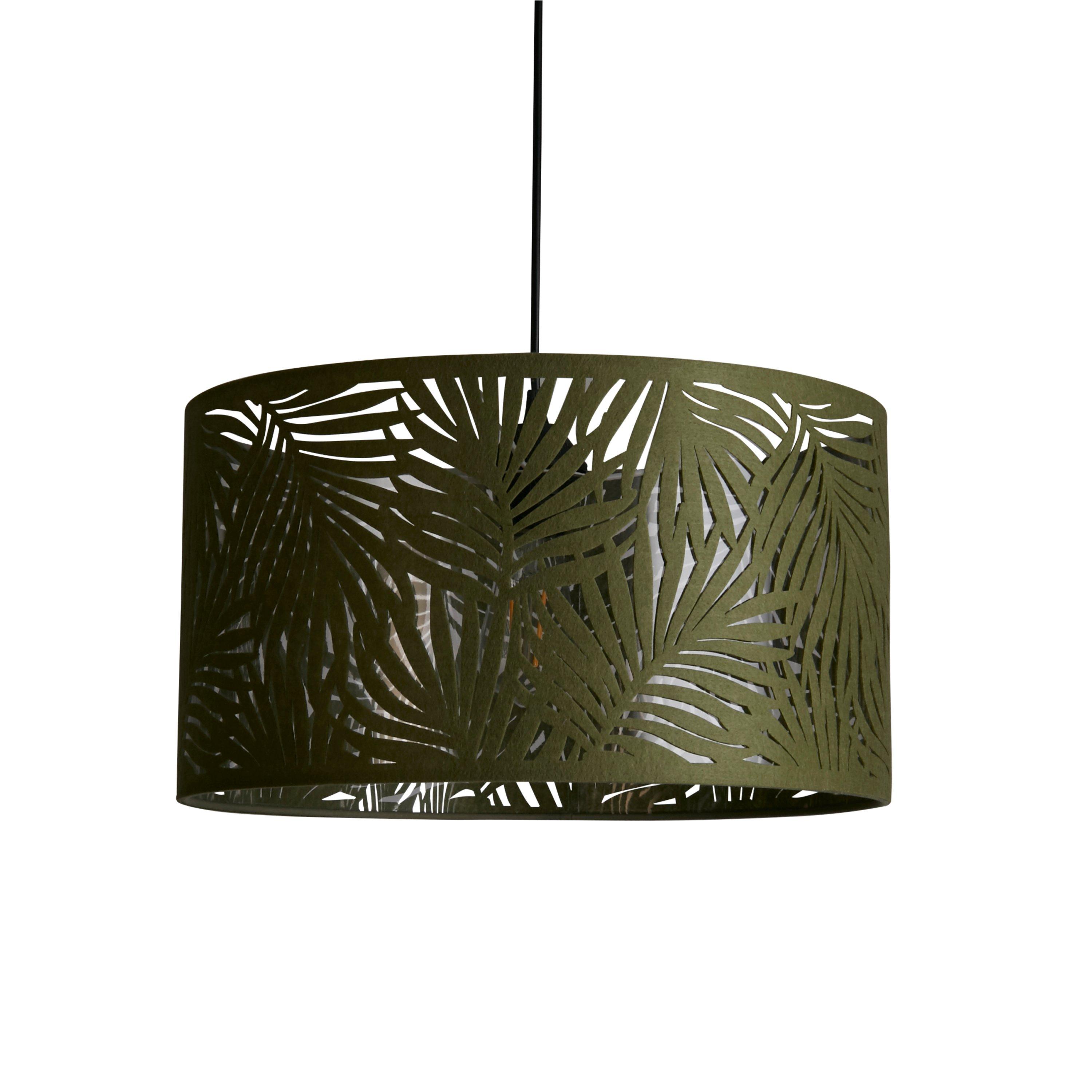 Green - Lighting Collection - Felt Leaf Lamp Shade - 3