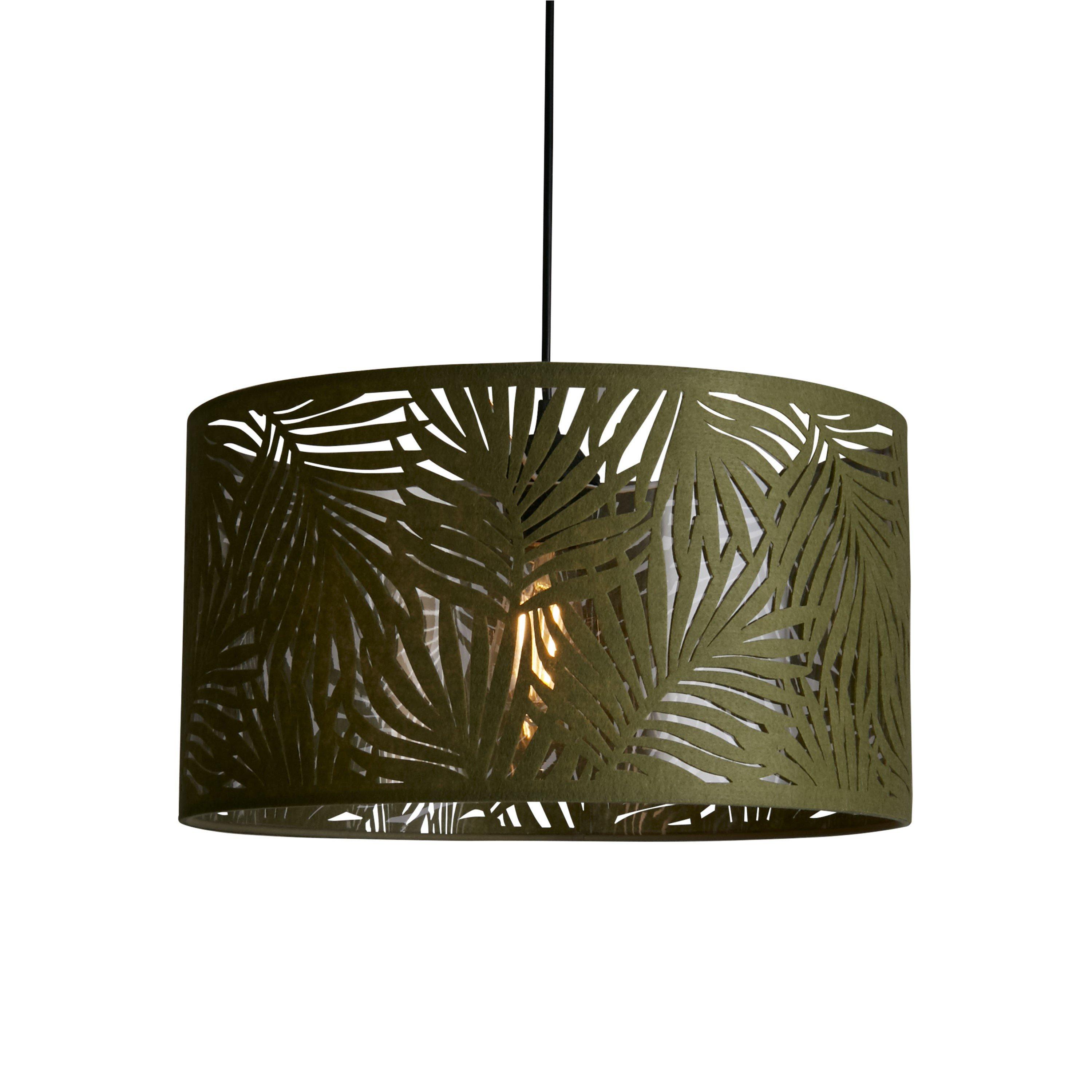 Green - Lighting Collection - Felt Leaf Lamp Shade - 4
