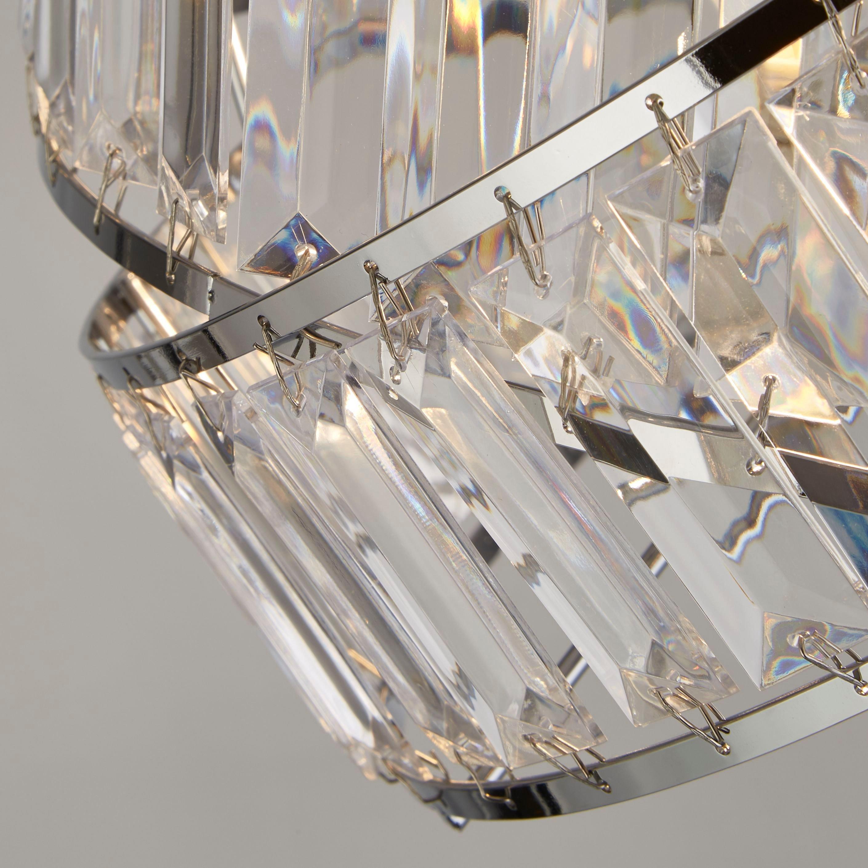 Chrome - Lighting Collection - 2 Band Floor Lamp - 2