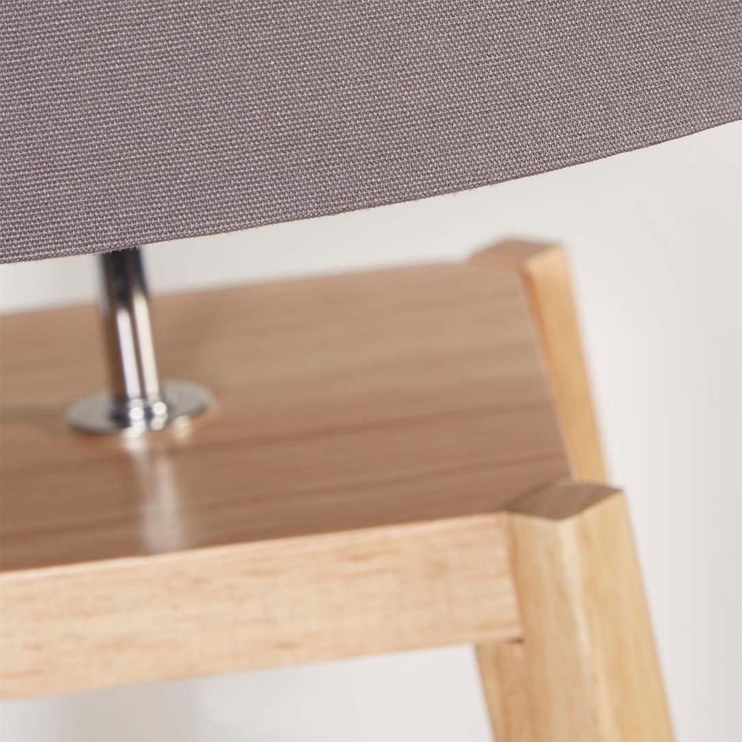 Natural - Lighting Collection - Wooden Plant Stand Lamp - 2