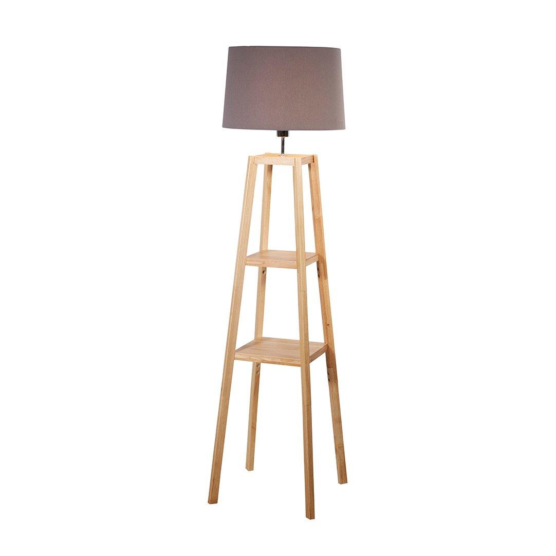 Natural - Lighting Collection - Wooden Plant Stand Lamp - 4