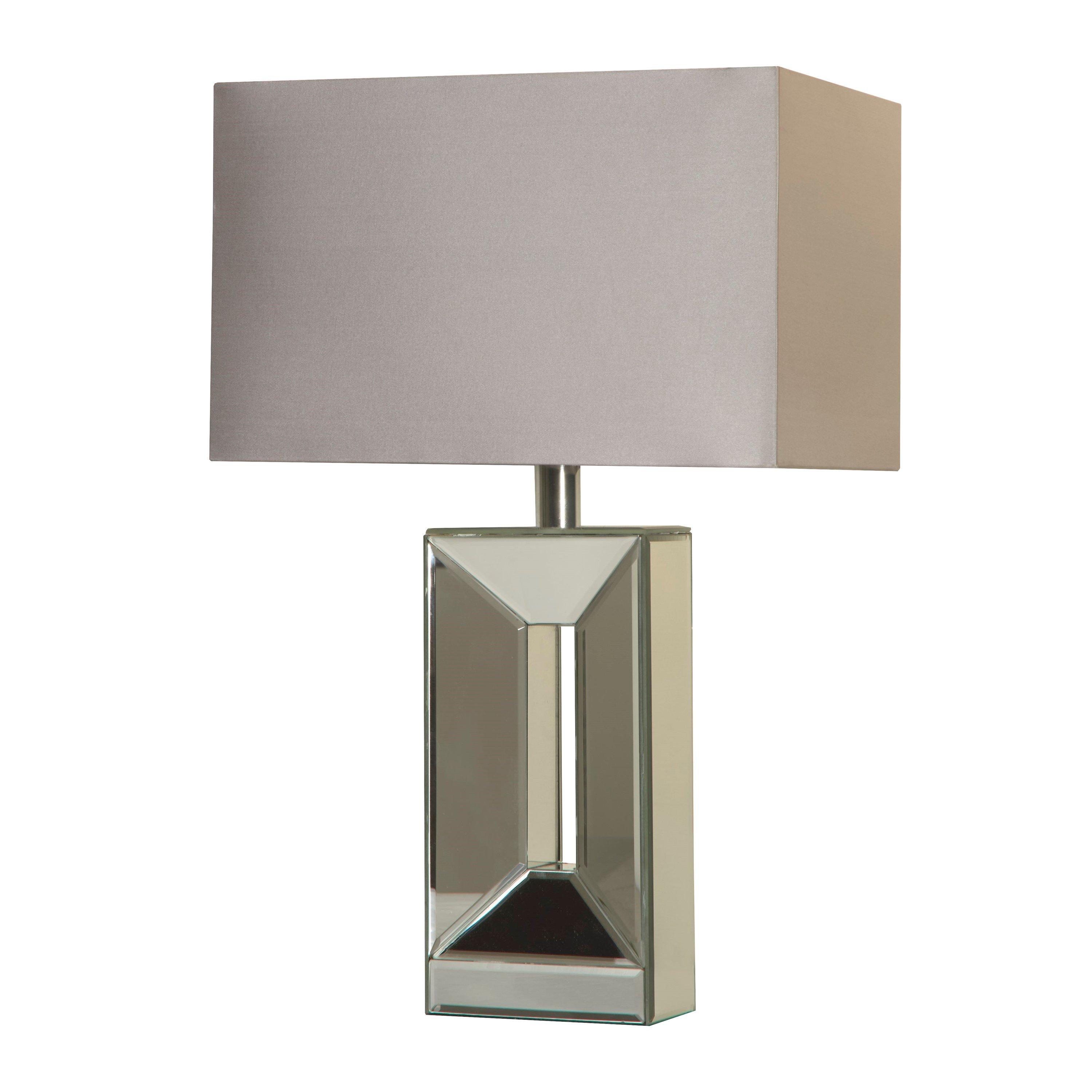 Mirror - Lighting Collection - Chrome Mirrored Table Lamp - 2