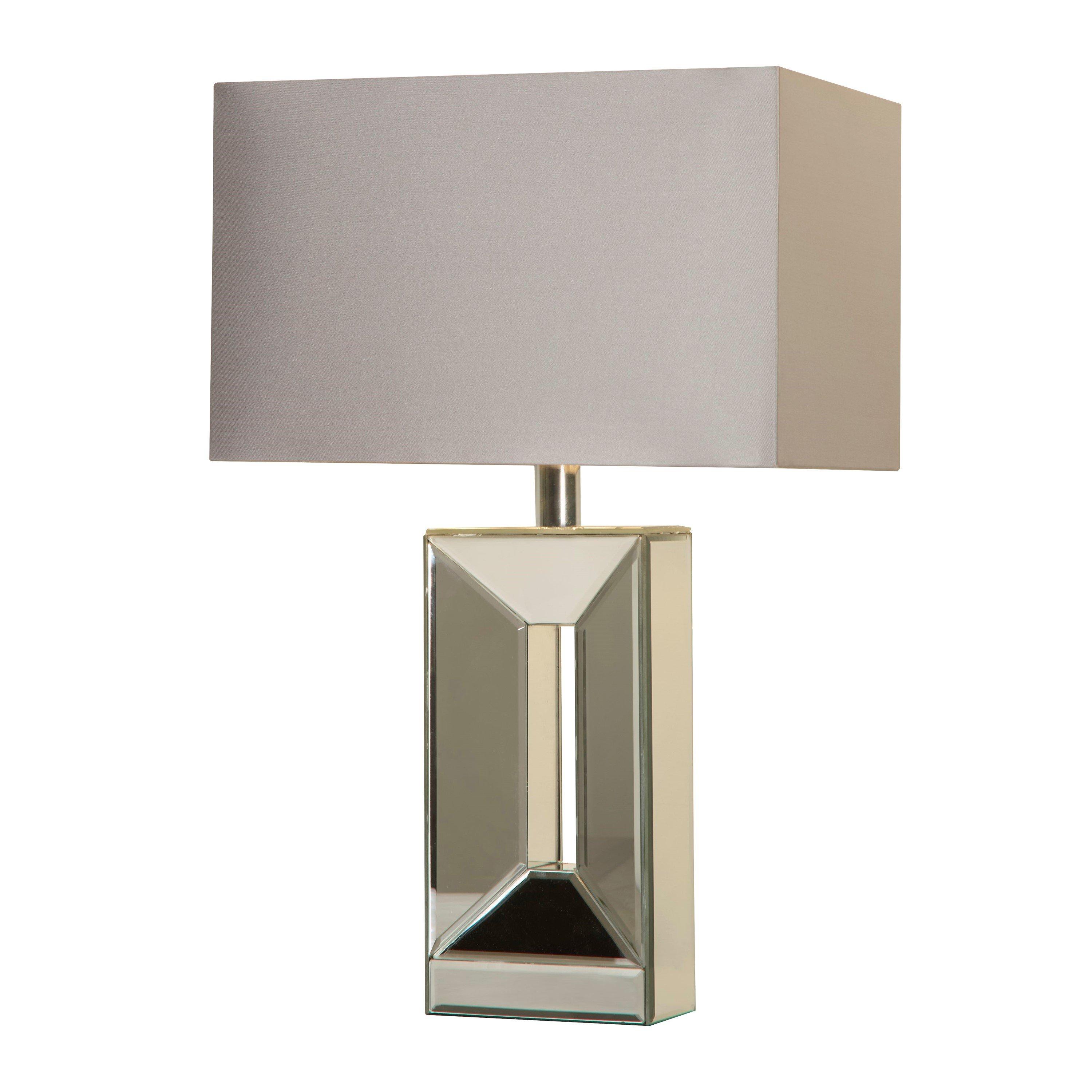 Mirror - Lighting Collection - Chrome Mirrored Table Lamp - 4