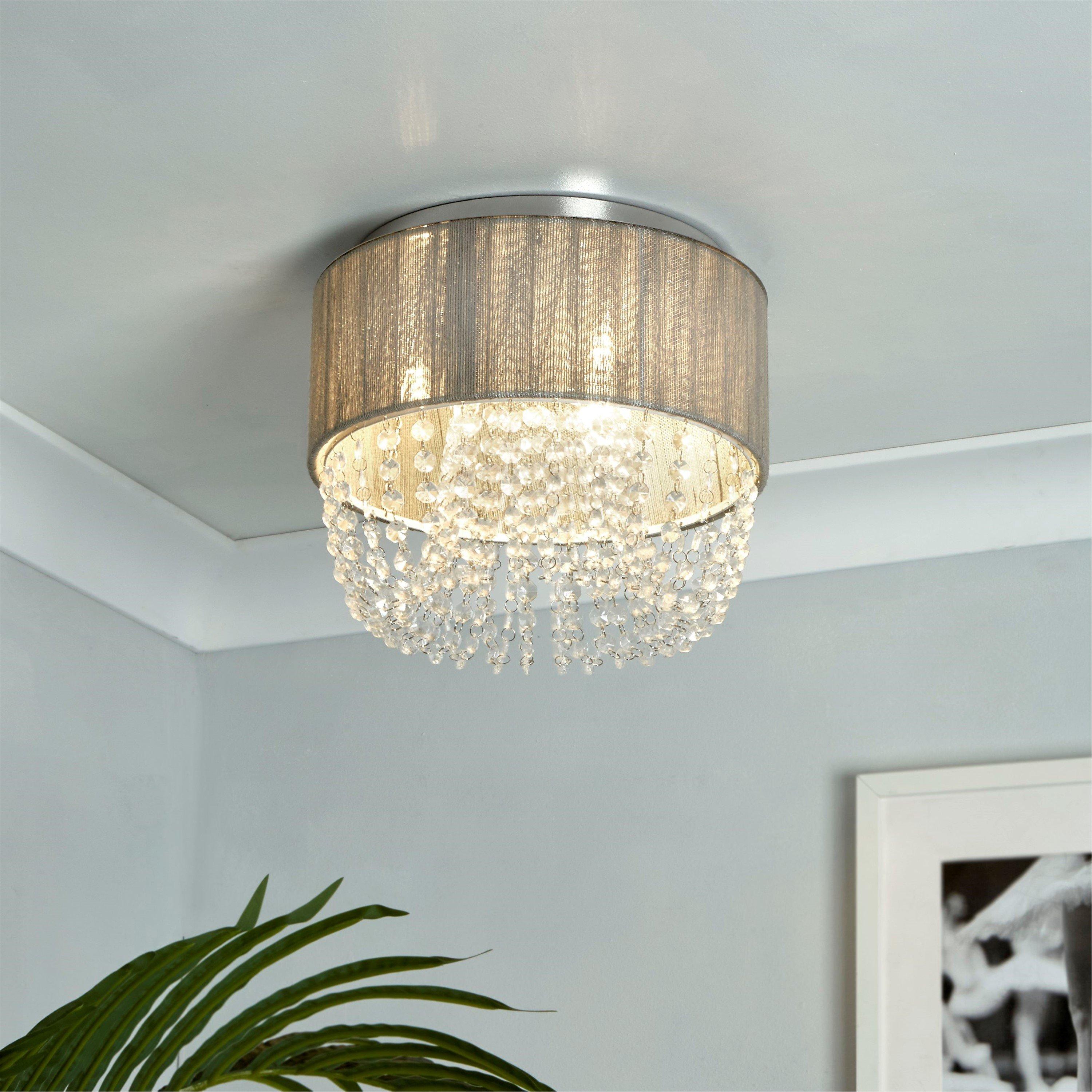 Grey - Lighting Collection - Shade Droplet 3 Light Ceiling - 1