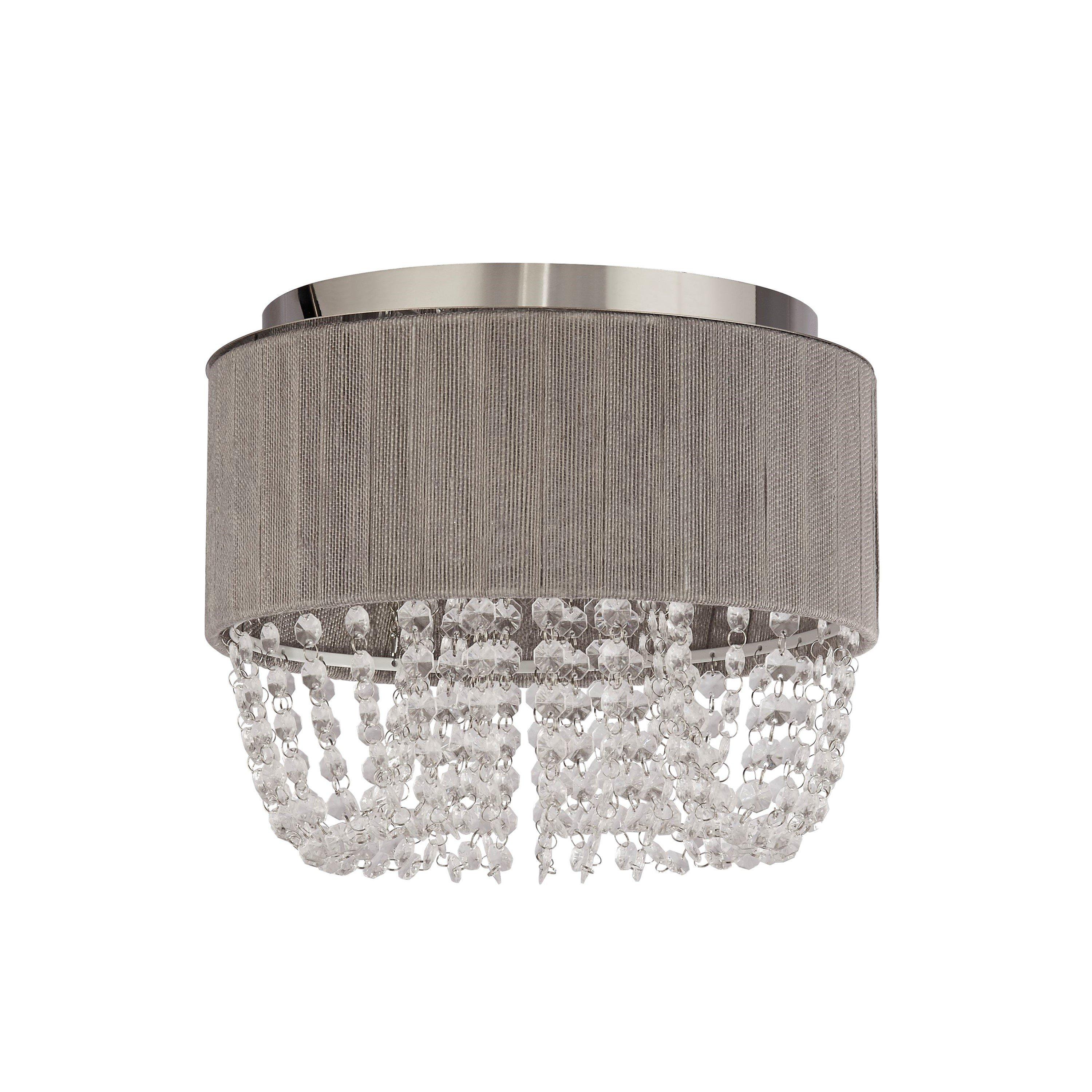 Grey - Lighting Collection - Shade Droplet 3 Light Ceiling - 3