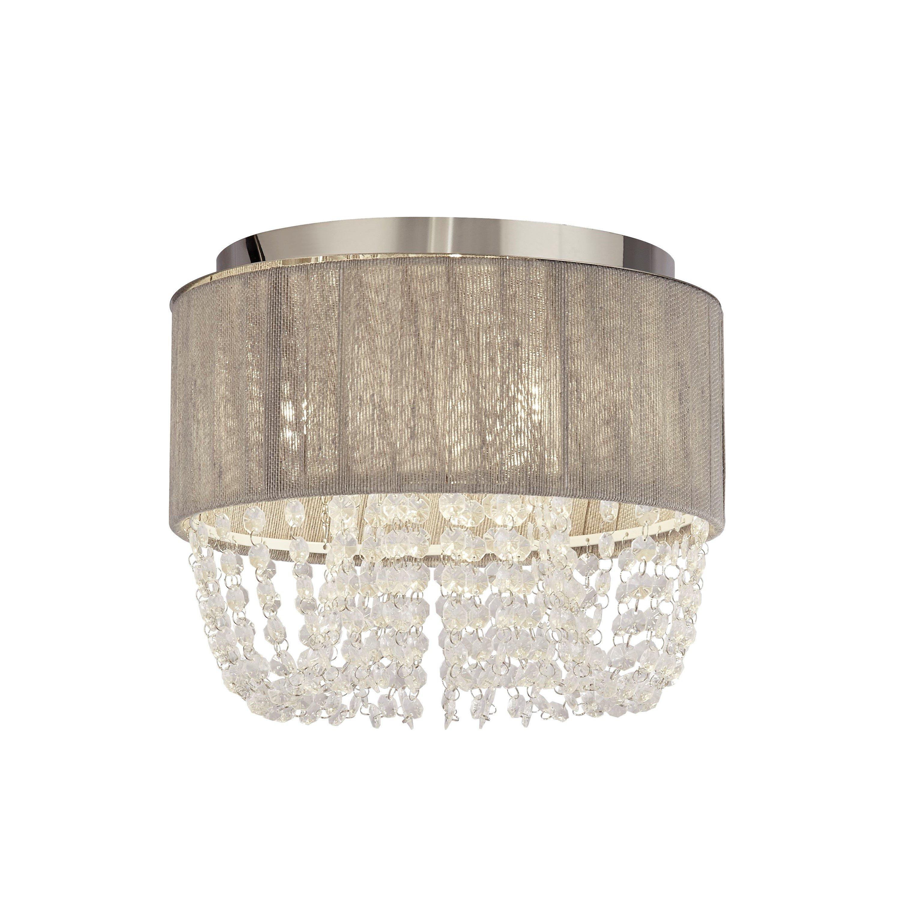 Grey - Lighting Collection - Shade Droplet 3 Light Ceiling - 4