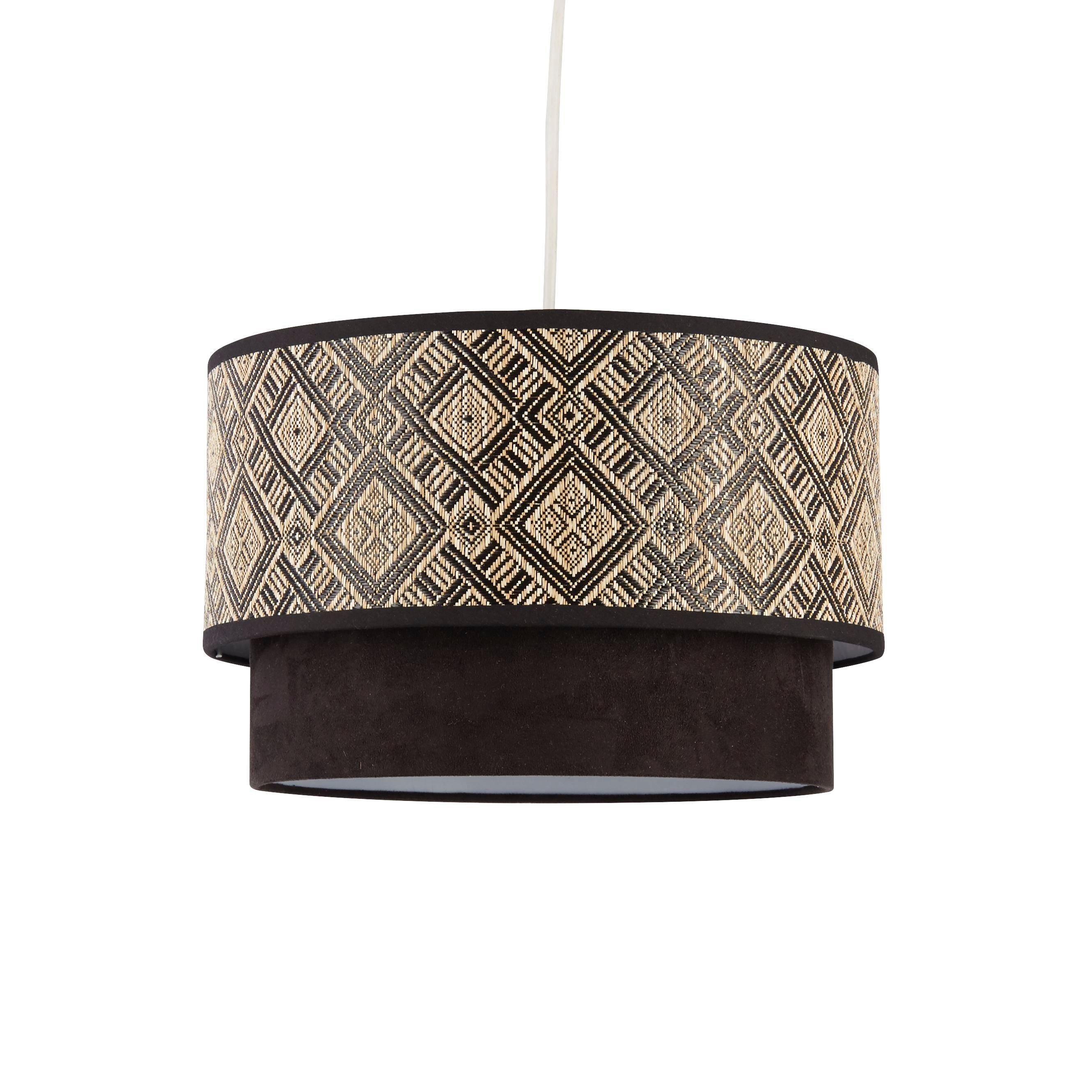 Black - Lighting Collection - Two Tier Easy Fit Shade - 3