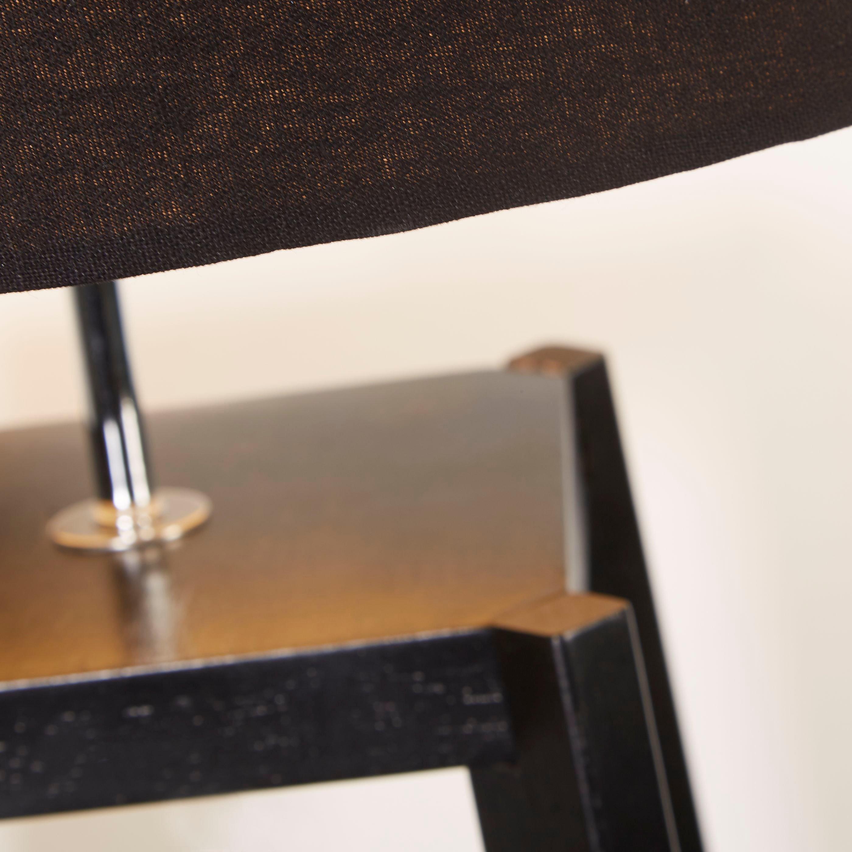 Black - Lighting Collection - Wooden Plant Stand Lamp - 2