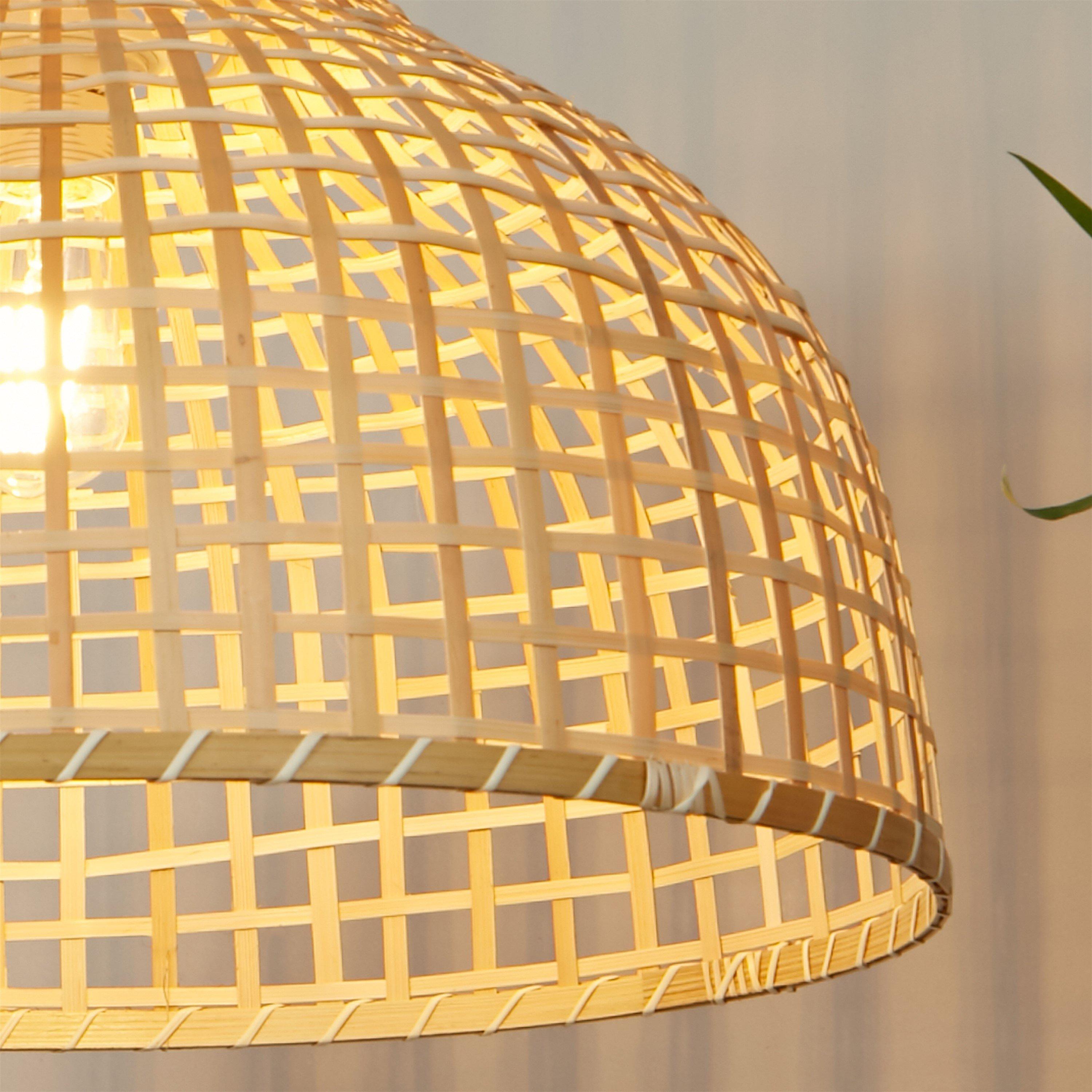 Natural - Lighting Collection - Bamboo Woven Shade Large - 2