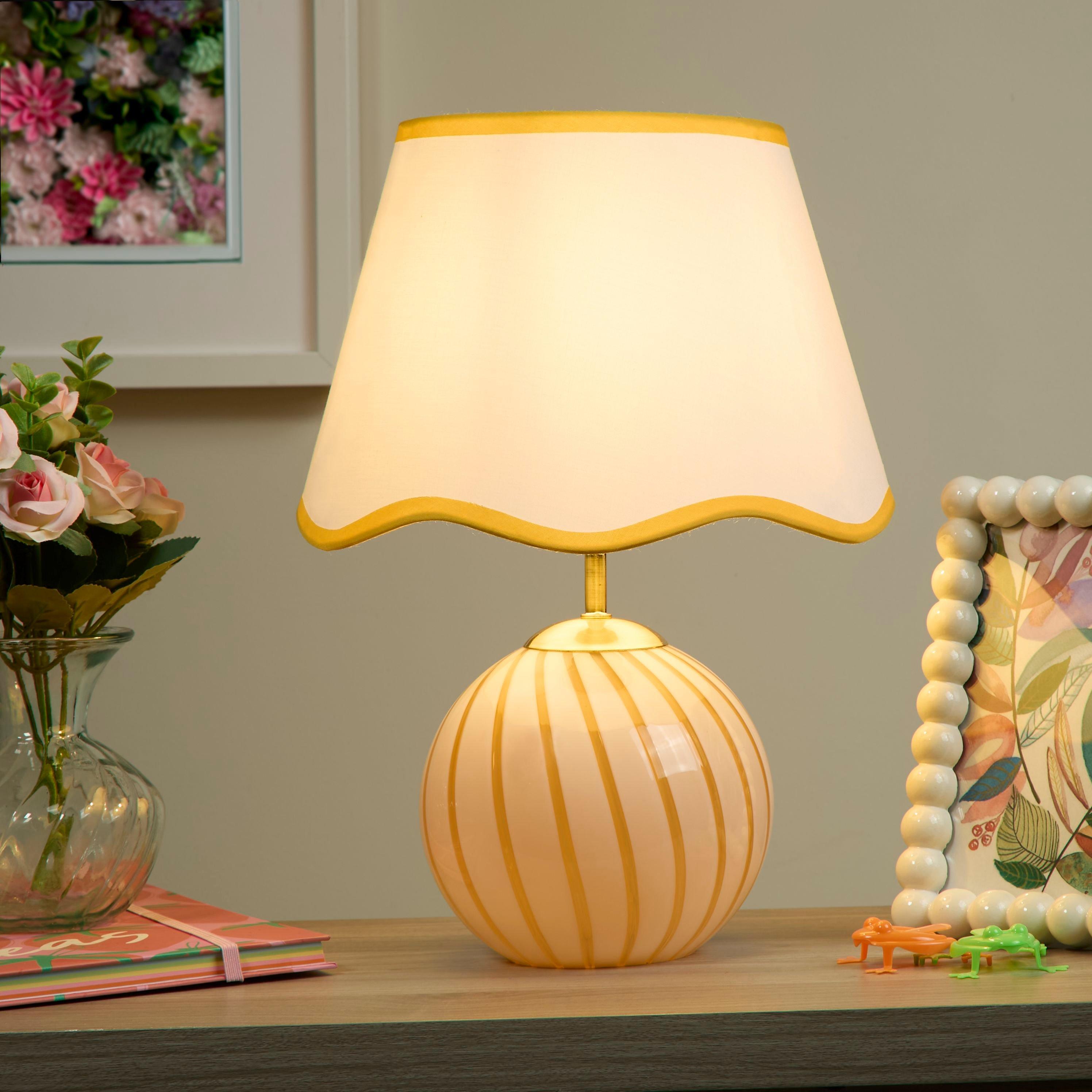 White And Yello - Lighting Collection - Sweetie Glass Lamp - 1