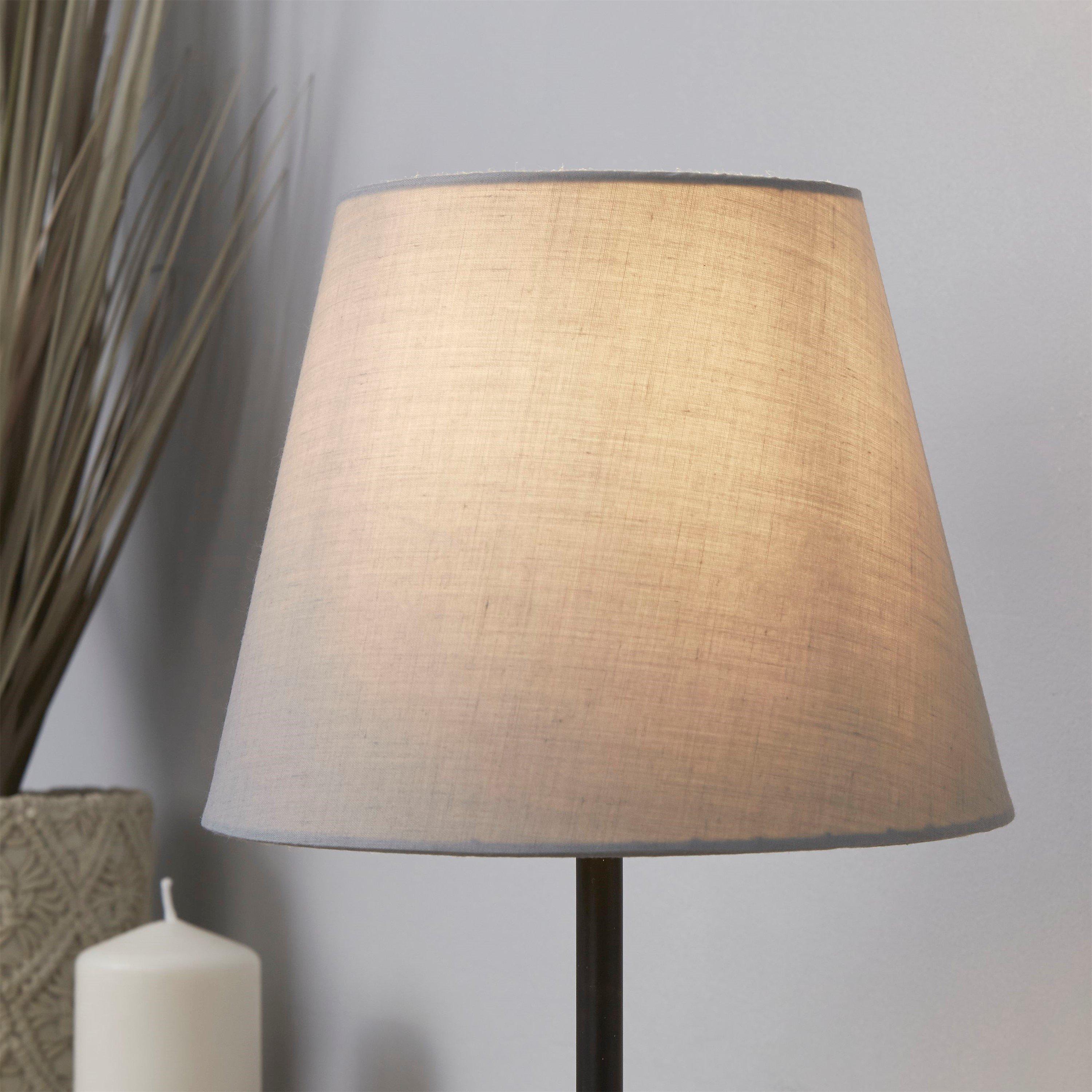 Light Grey - Lighting Collection - Tapered Shade - 1