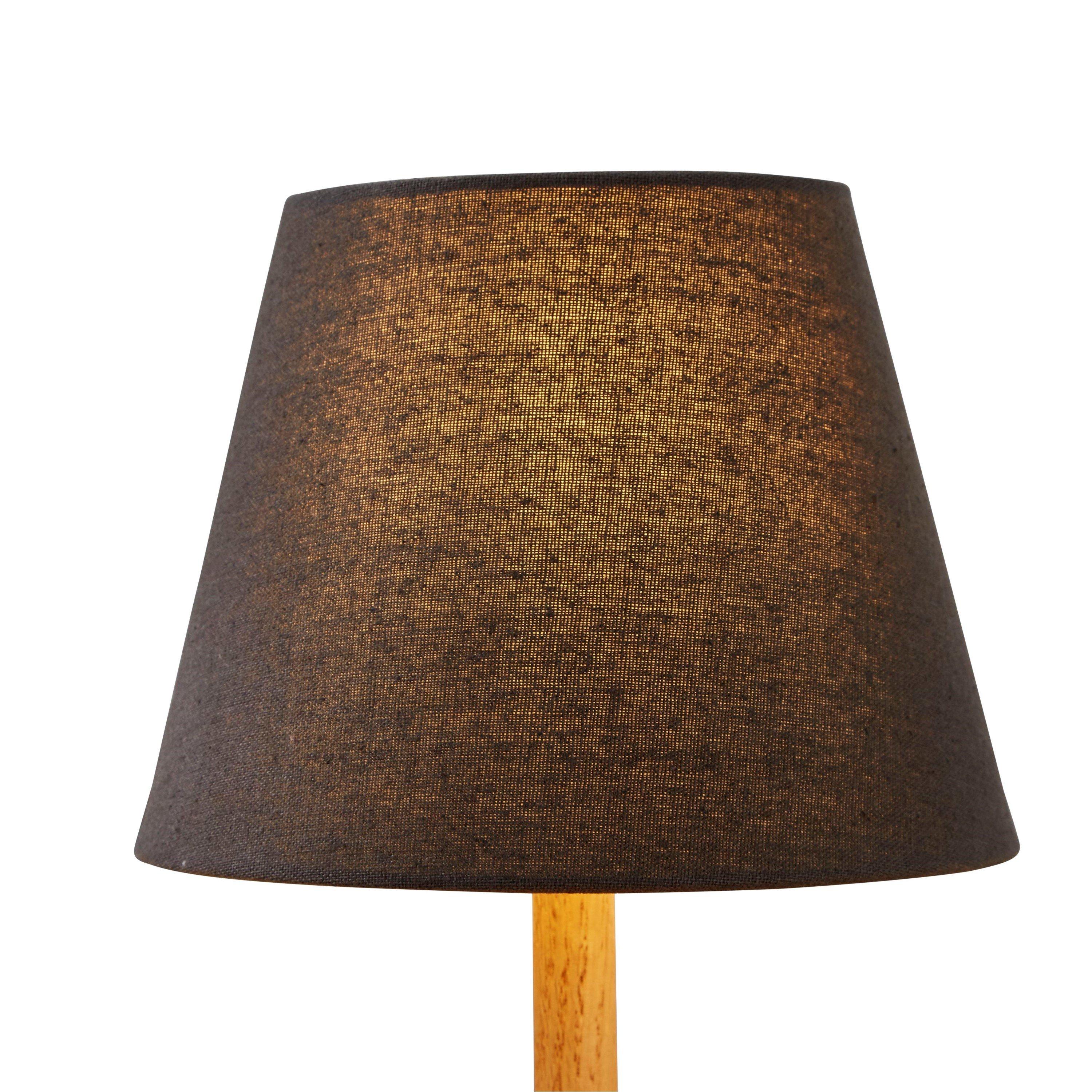 Charcoal - Lighting Collection - Linen Tapered Shade - 4