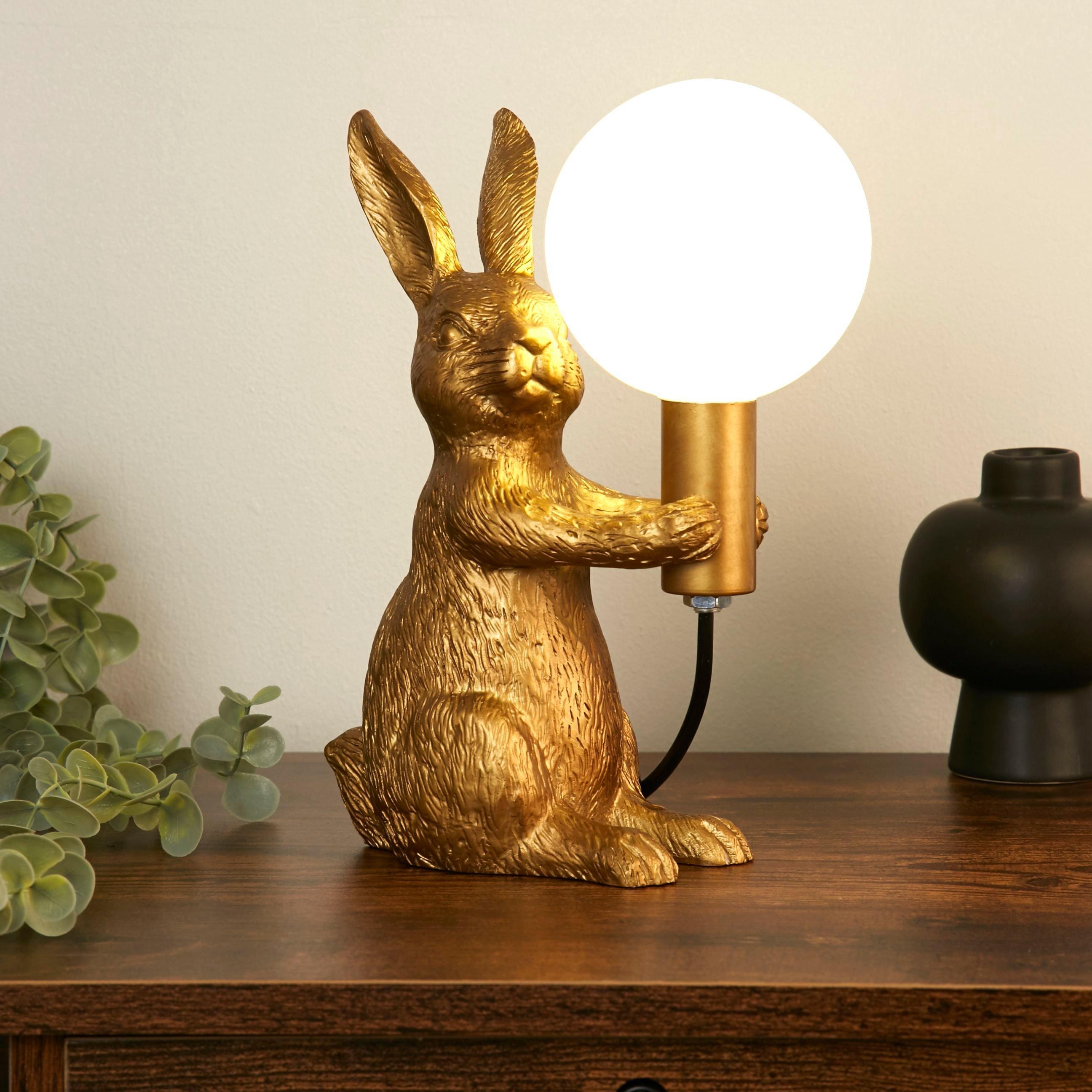 Lighting Collection  Rabbit Table Lamp - Gold