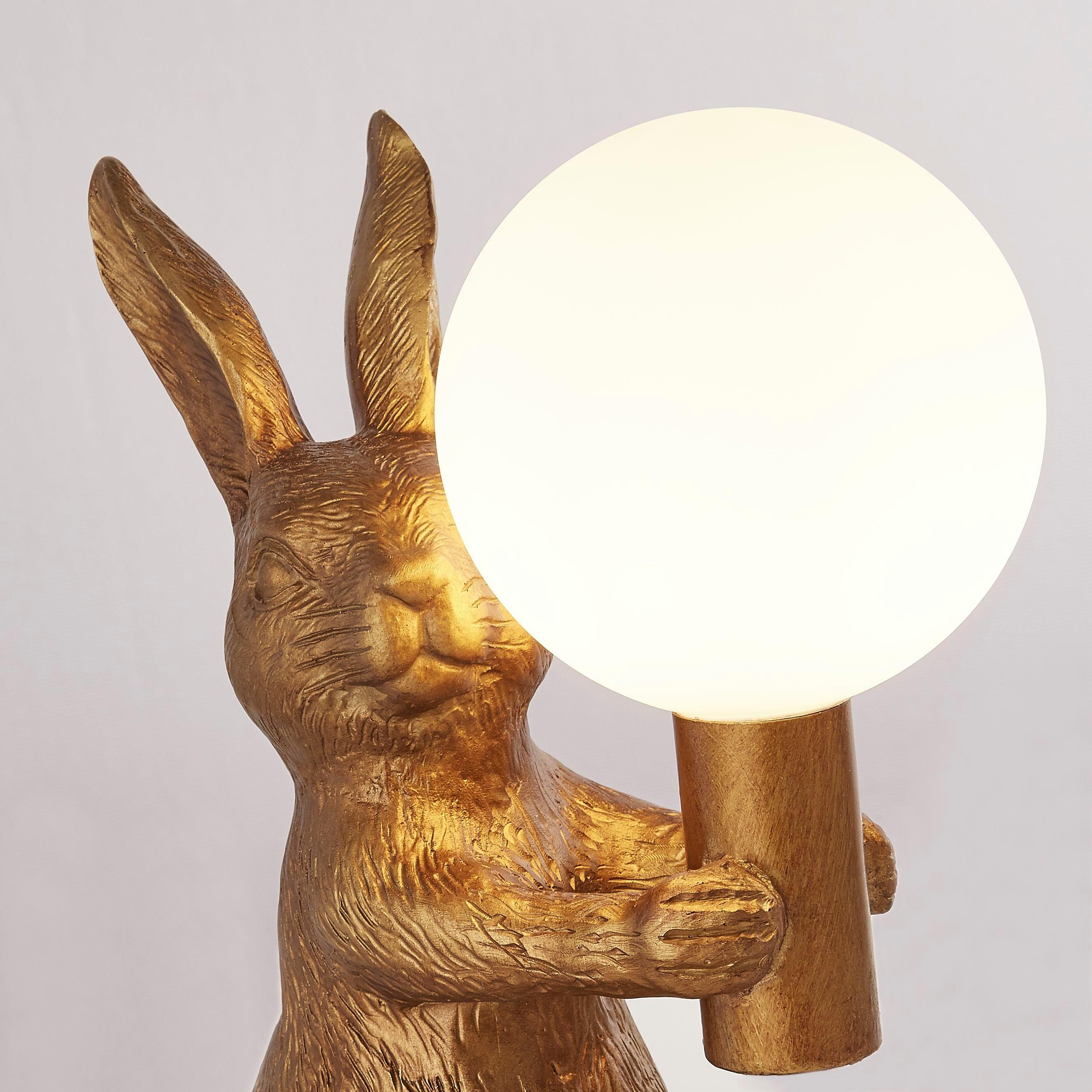 Gold - Lighting Collection - Rabbit Table Lamp - 2
