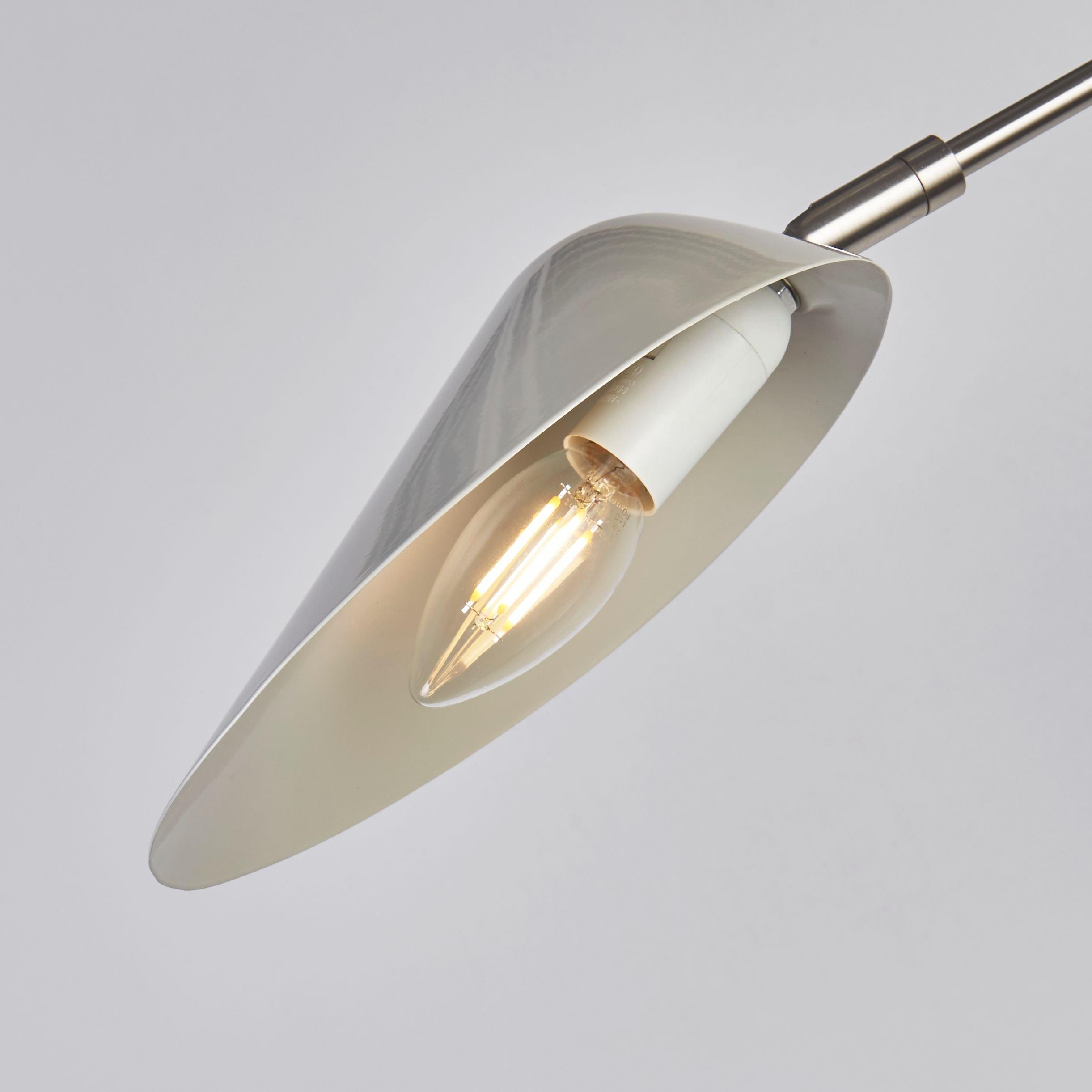 Grey - Lighting Collection - Metal Shade 3 Light Semi Flush - 2