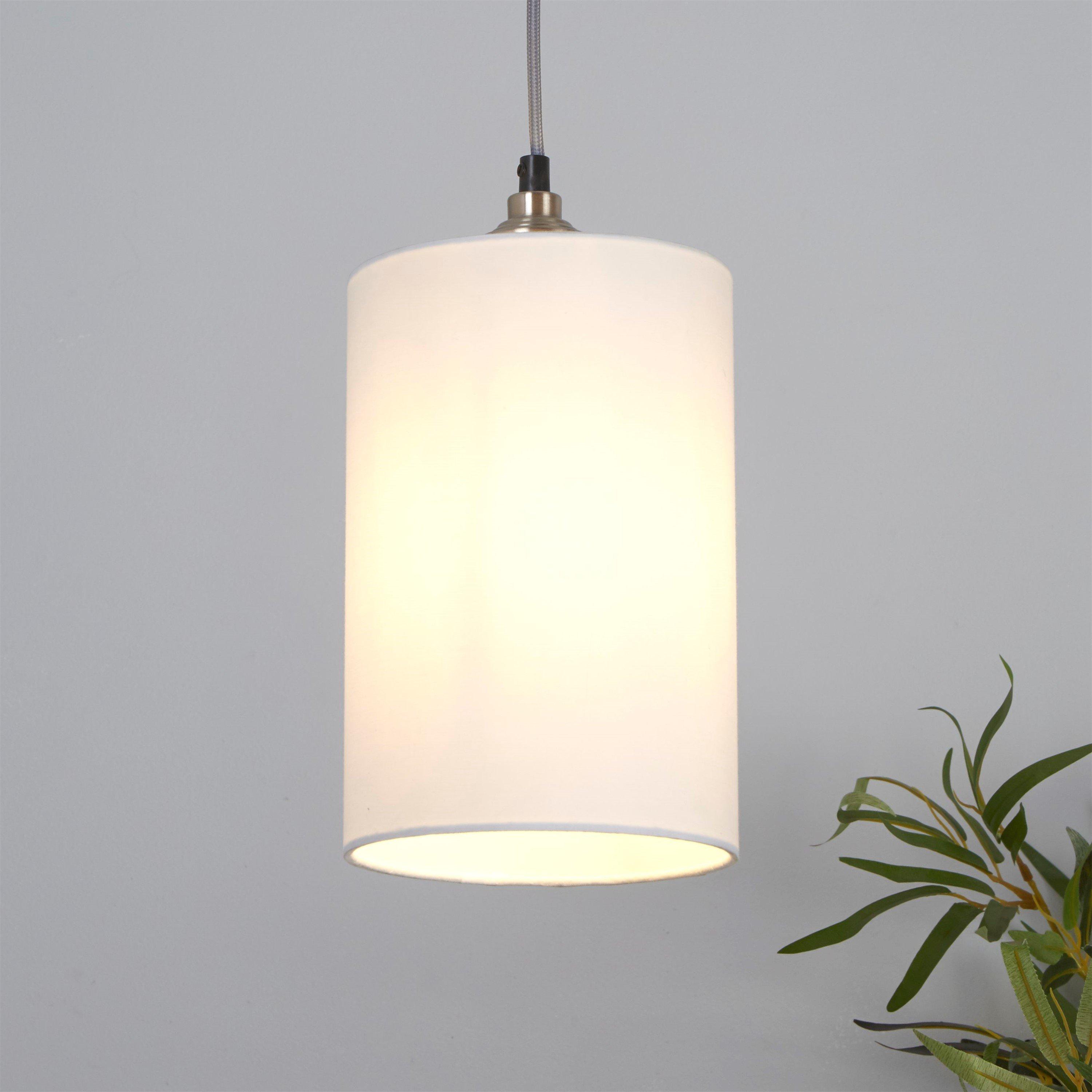 White - Lighting Collection - Cylinder Shade - 1