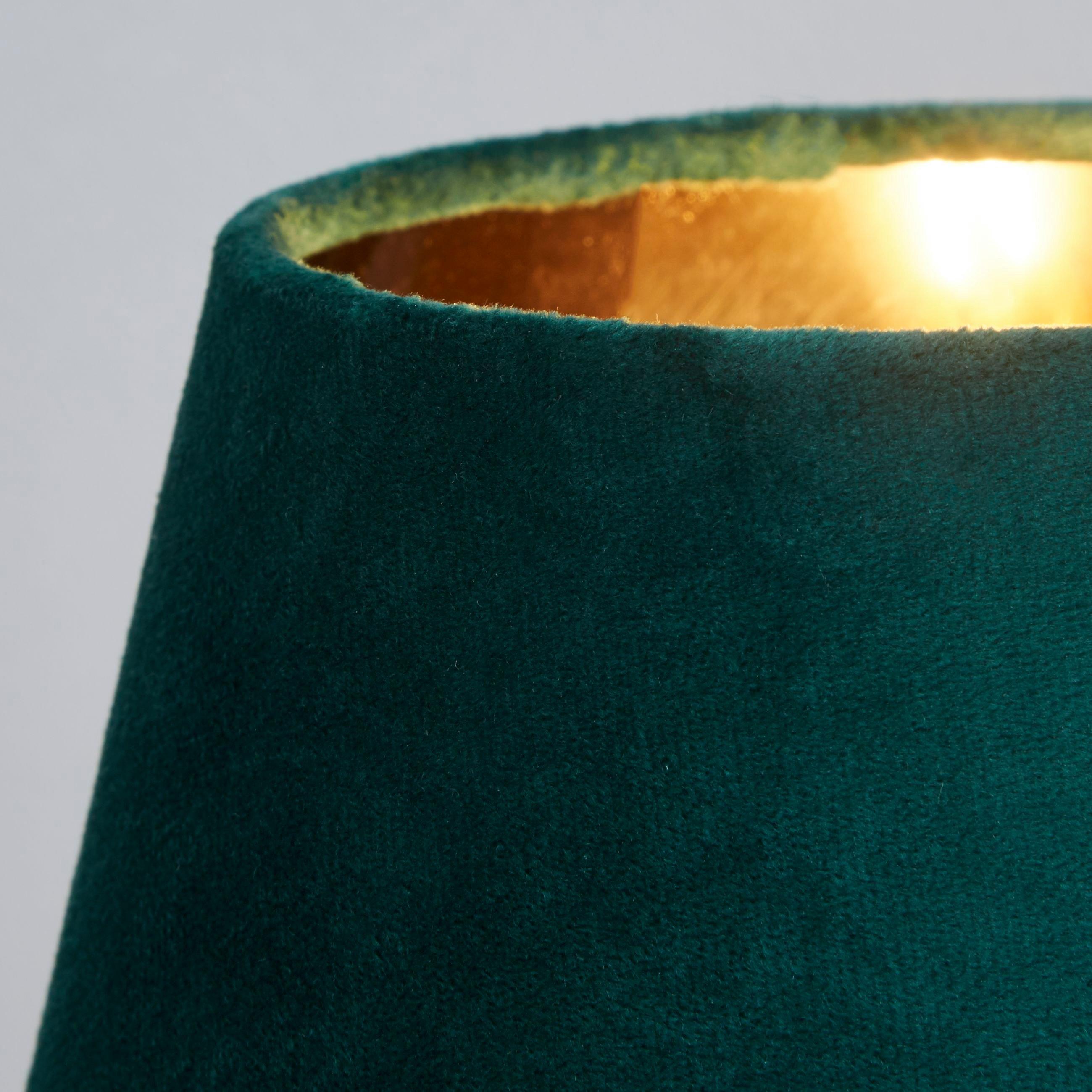 Emerald - Lighting Collection - Velvet Drum Shade - 2