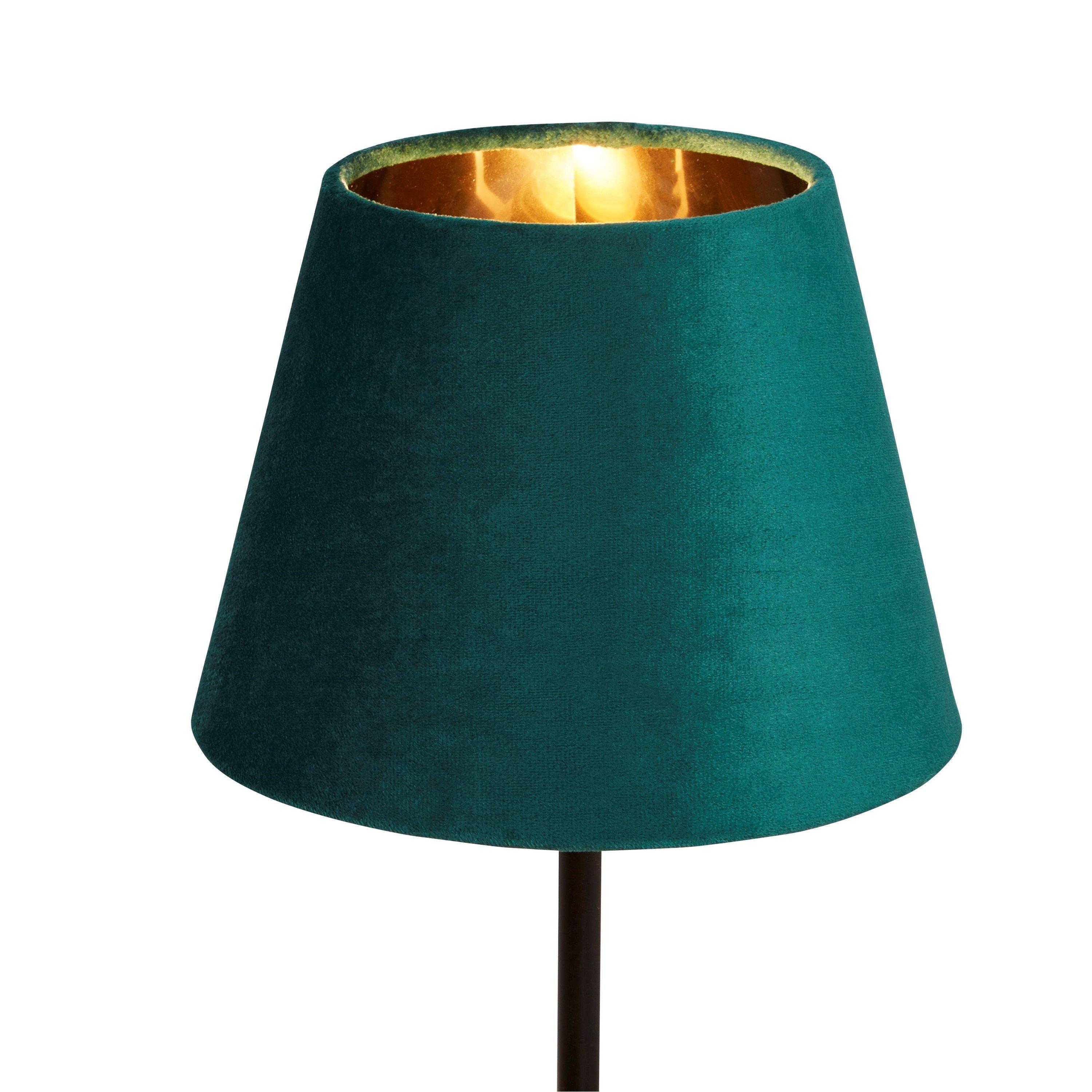 Emerald - Lighting Collection - Velvet Drum Shade - 4