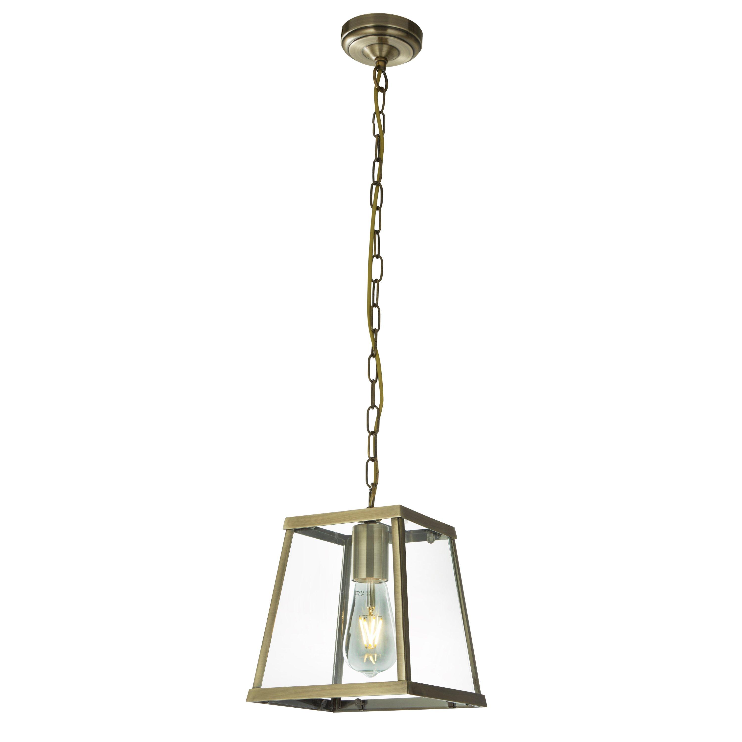 Brass - Lighting Collection - 1 Light Industrial Pendant - 3