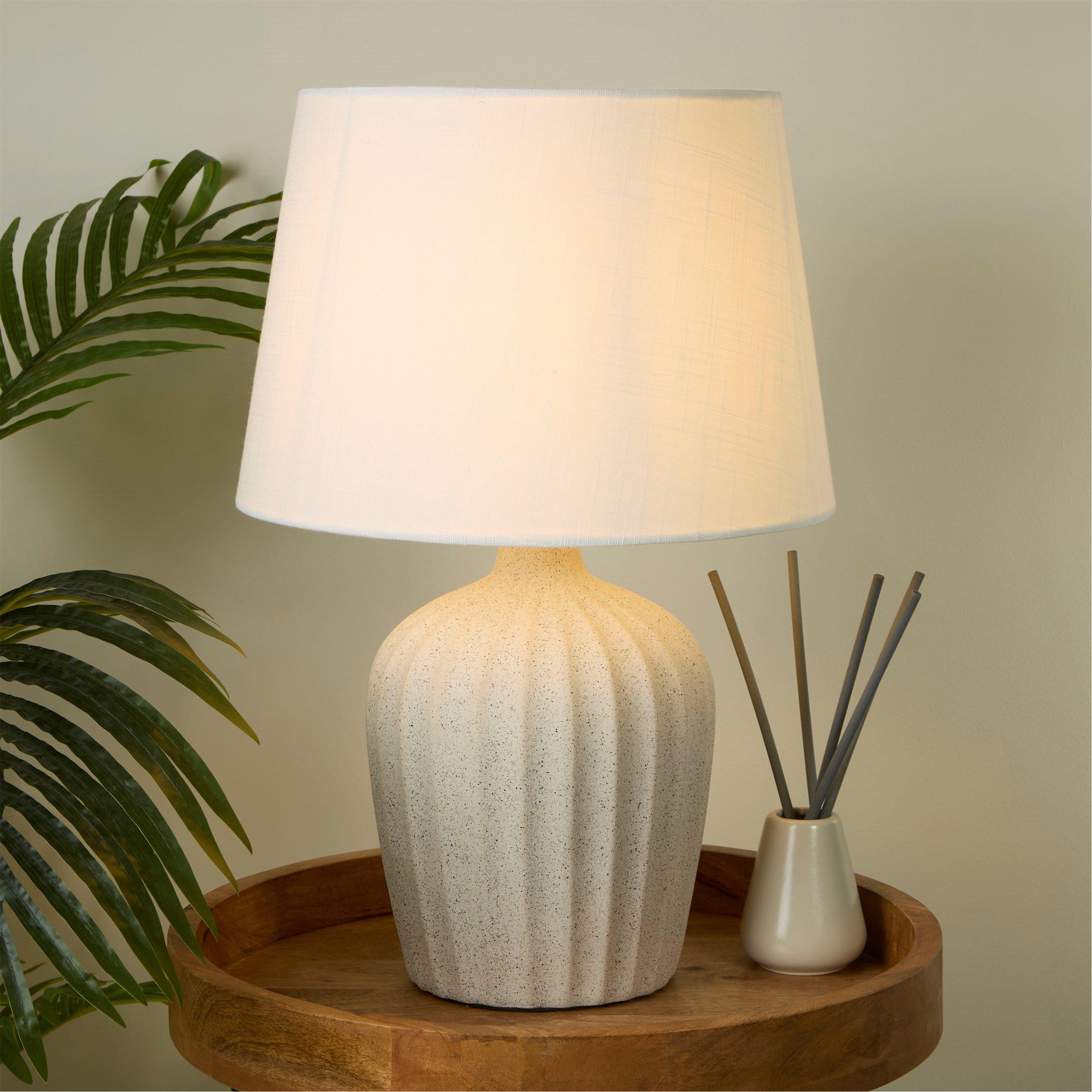 Cream - Lighting Collection - Ceramic Table Lamp - 1