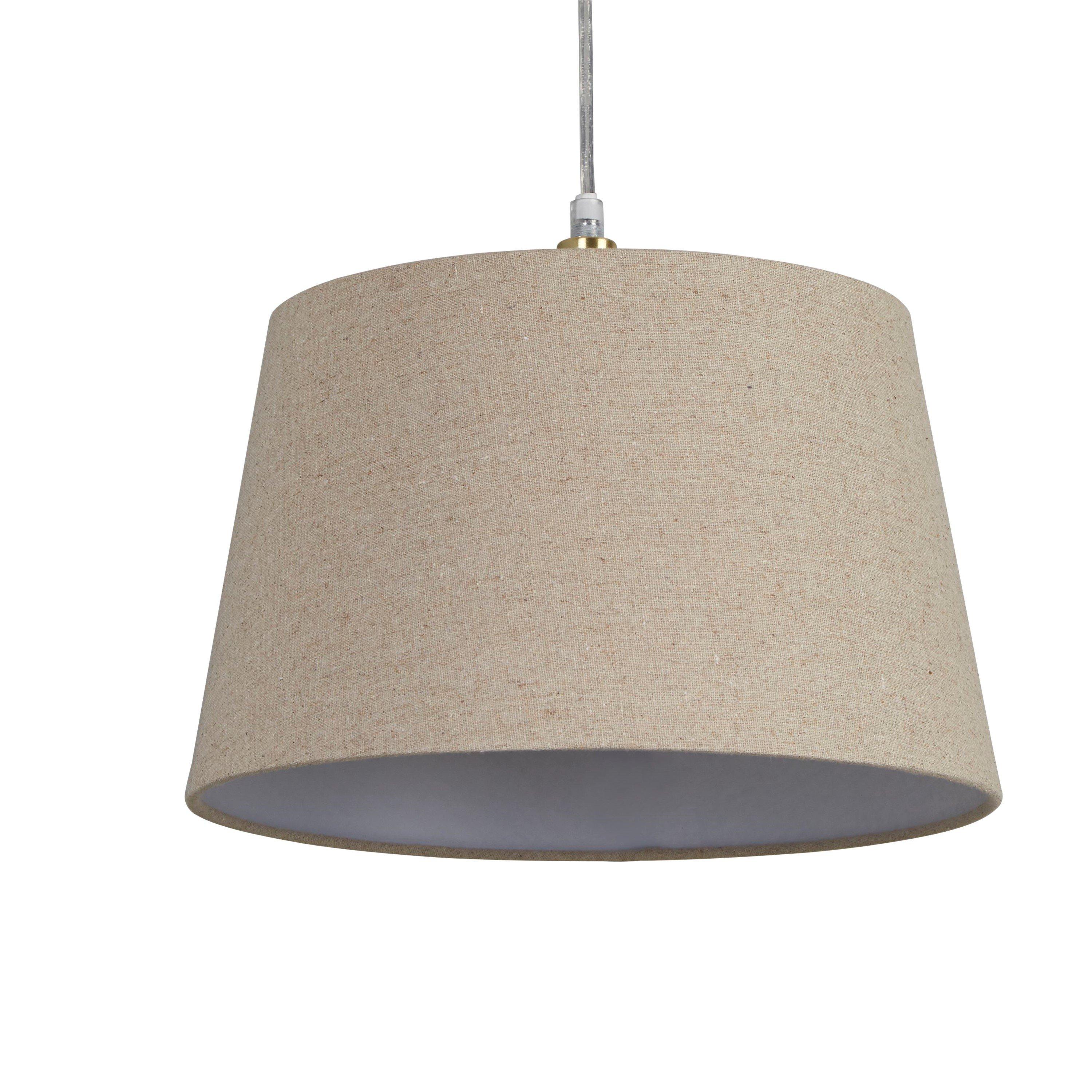 Natural - Lighting Collection - Linen Tapered Shade - 3