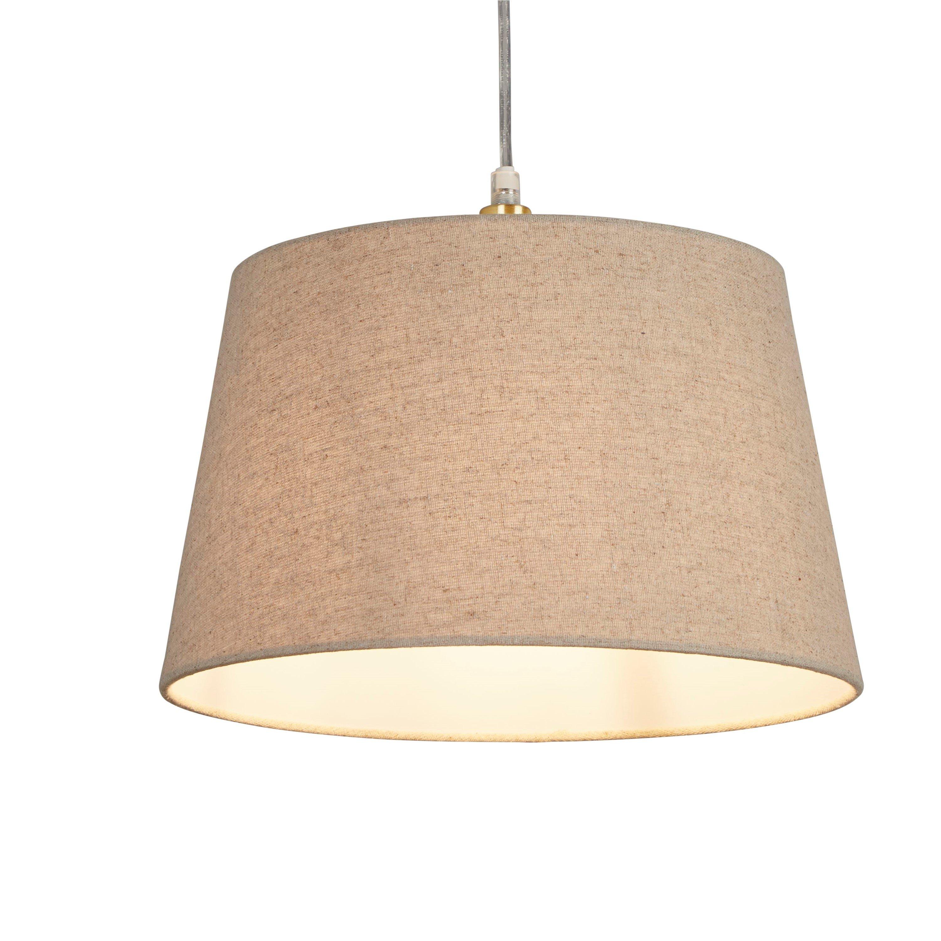 Natural - Lighting Collection - Linen Tapered Shade - 4