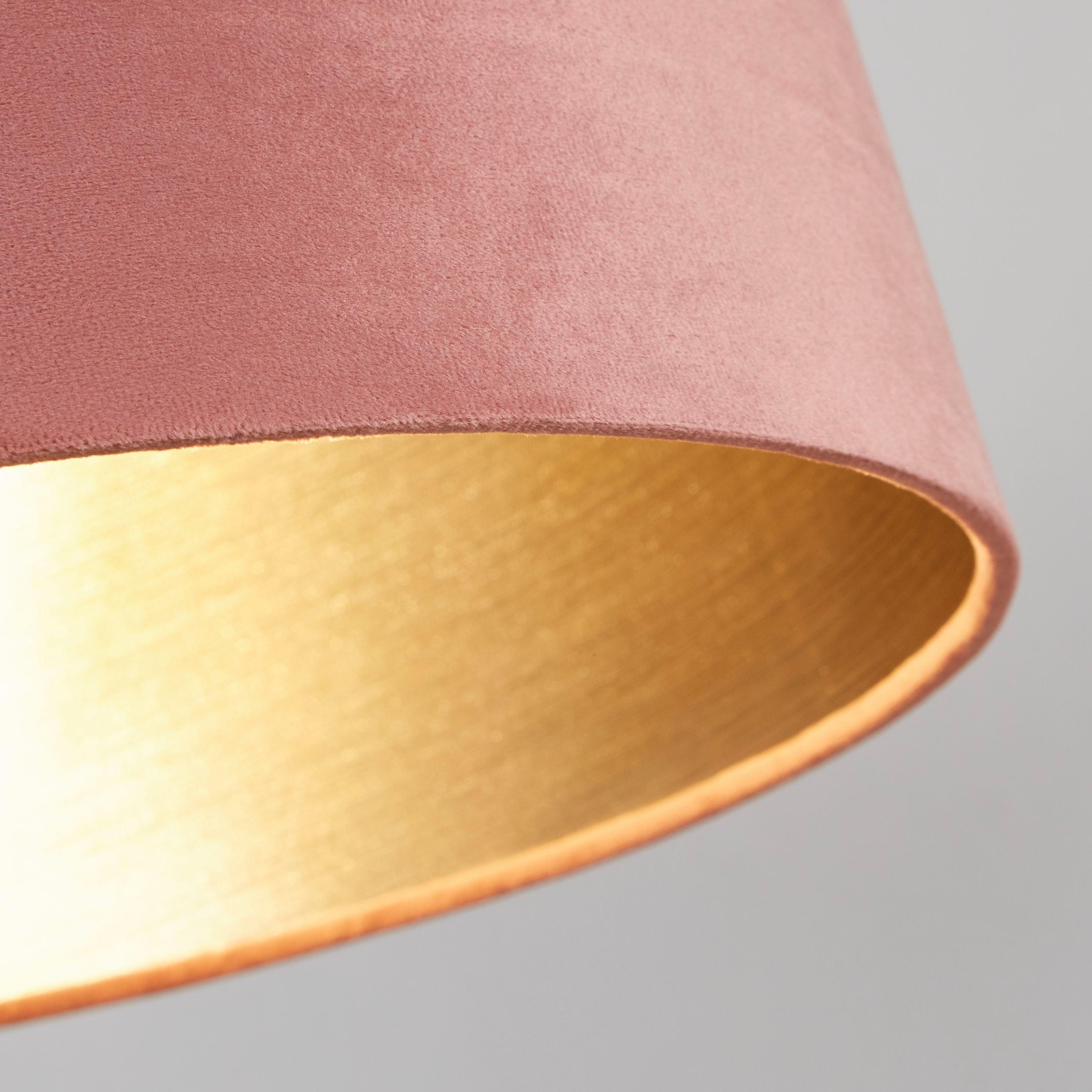 Rose - Lighting Collection - Velvet Drum Shade - 2