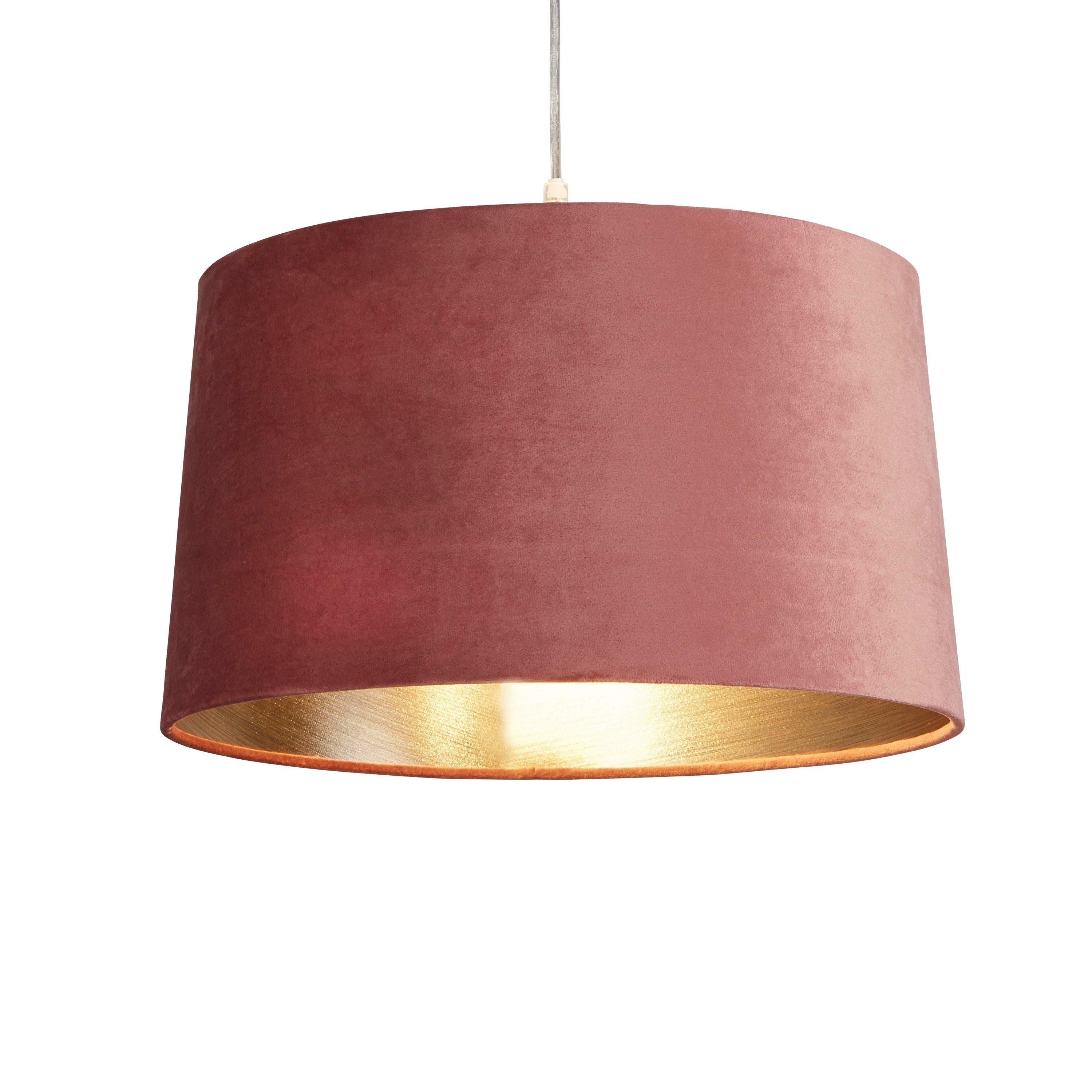 Rose - Lighting Collection - Velvet Drum Shade - 4