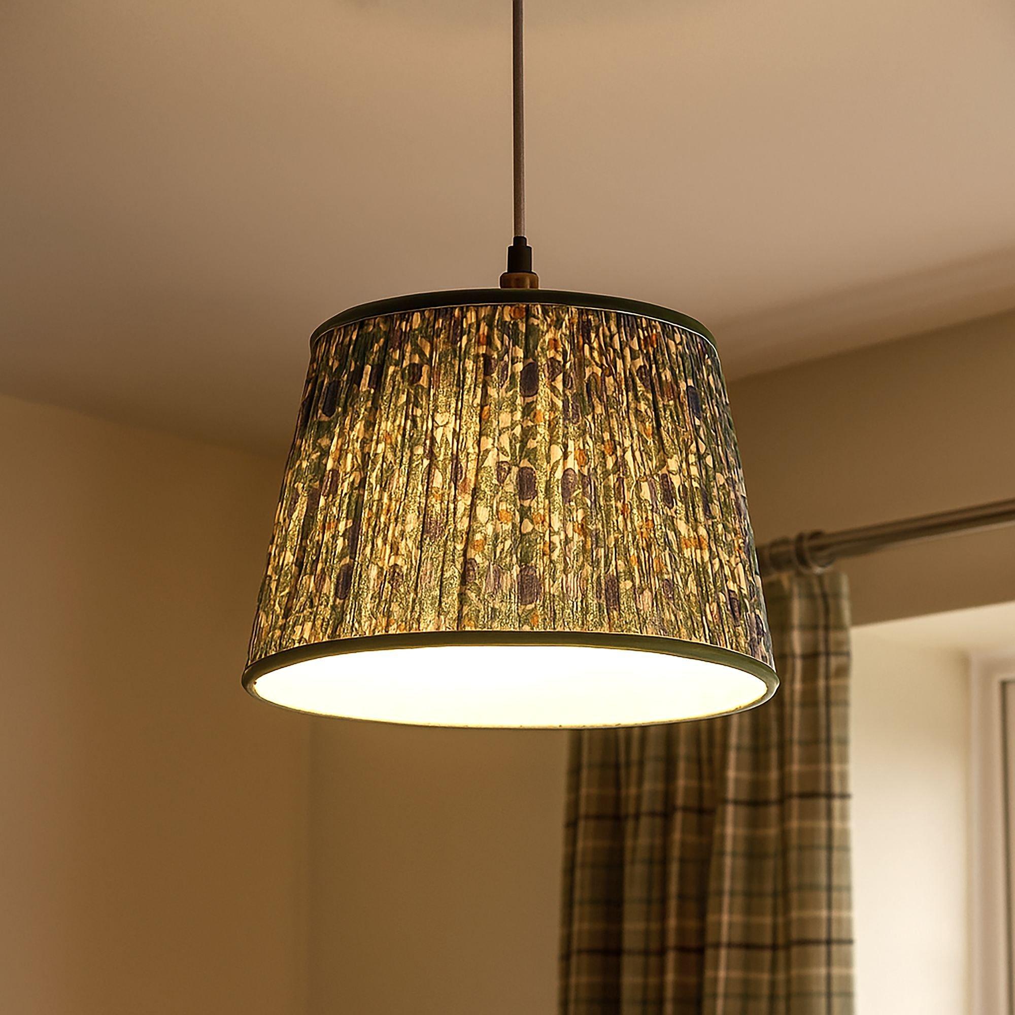 Ochre - Lighting Collection - Vintage Print Shade - 1