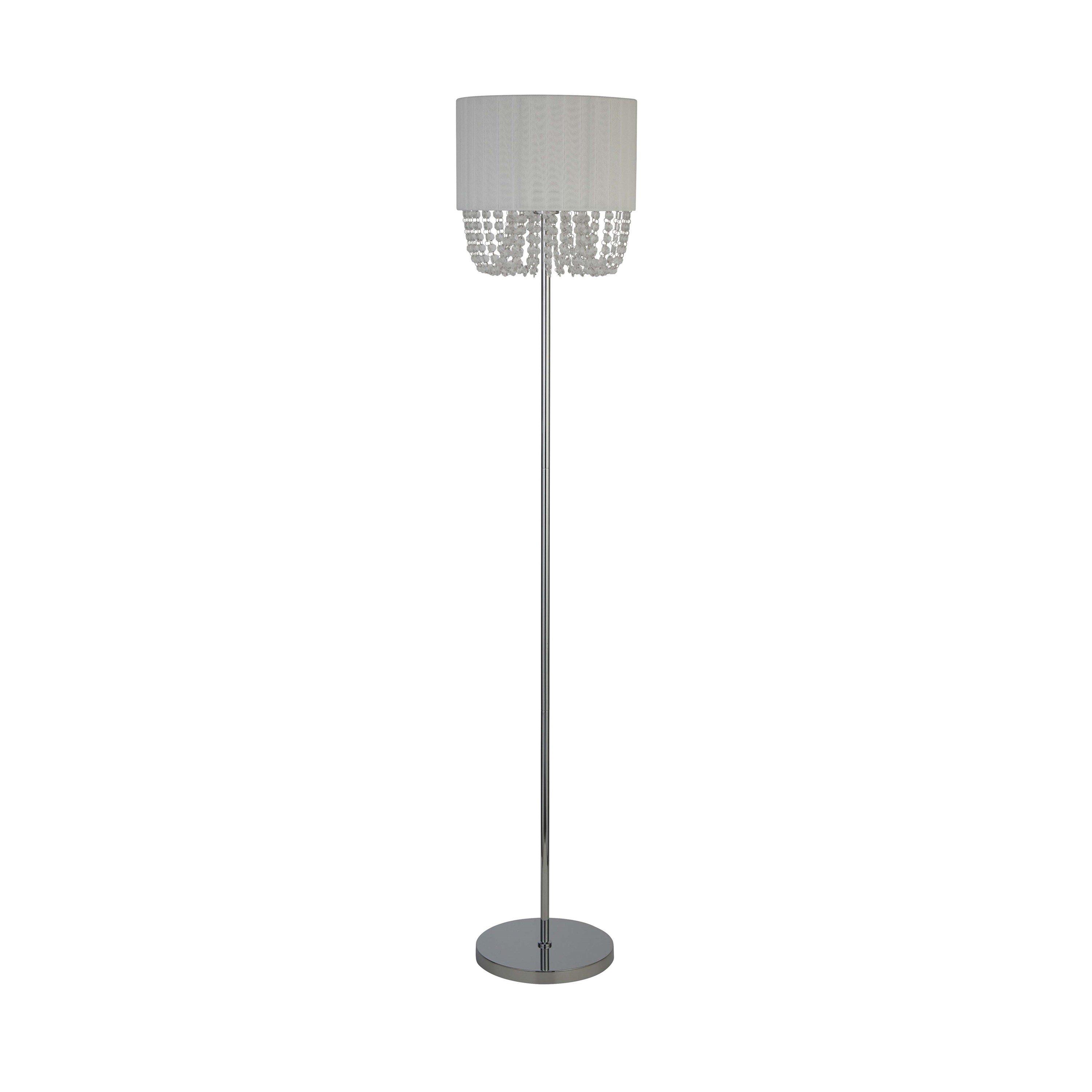White - Lighting Collection - Shade Droplet Floor Lamp - 3